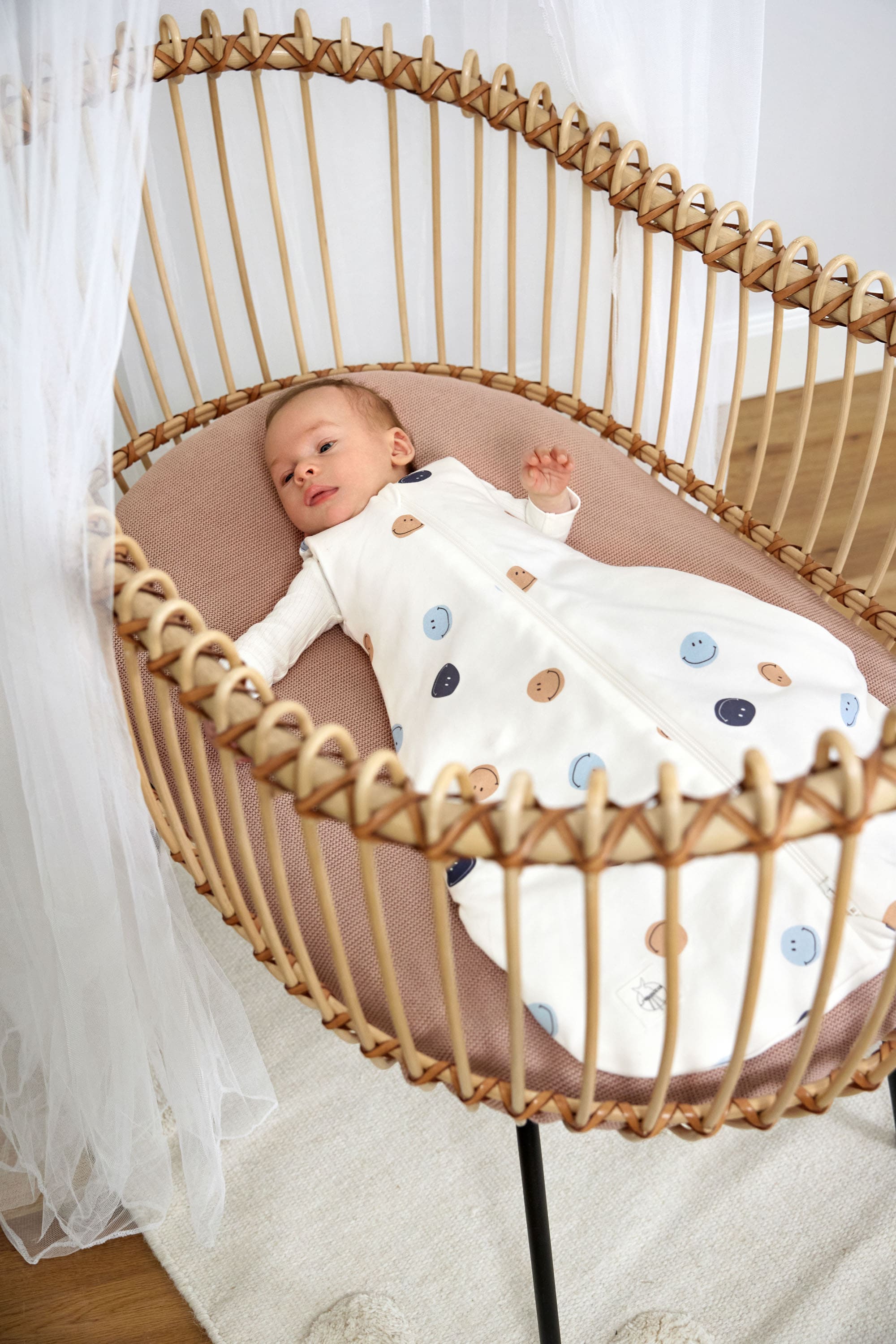 Lässig Sleeping Bag Interlock Smile milky - 3