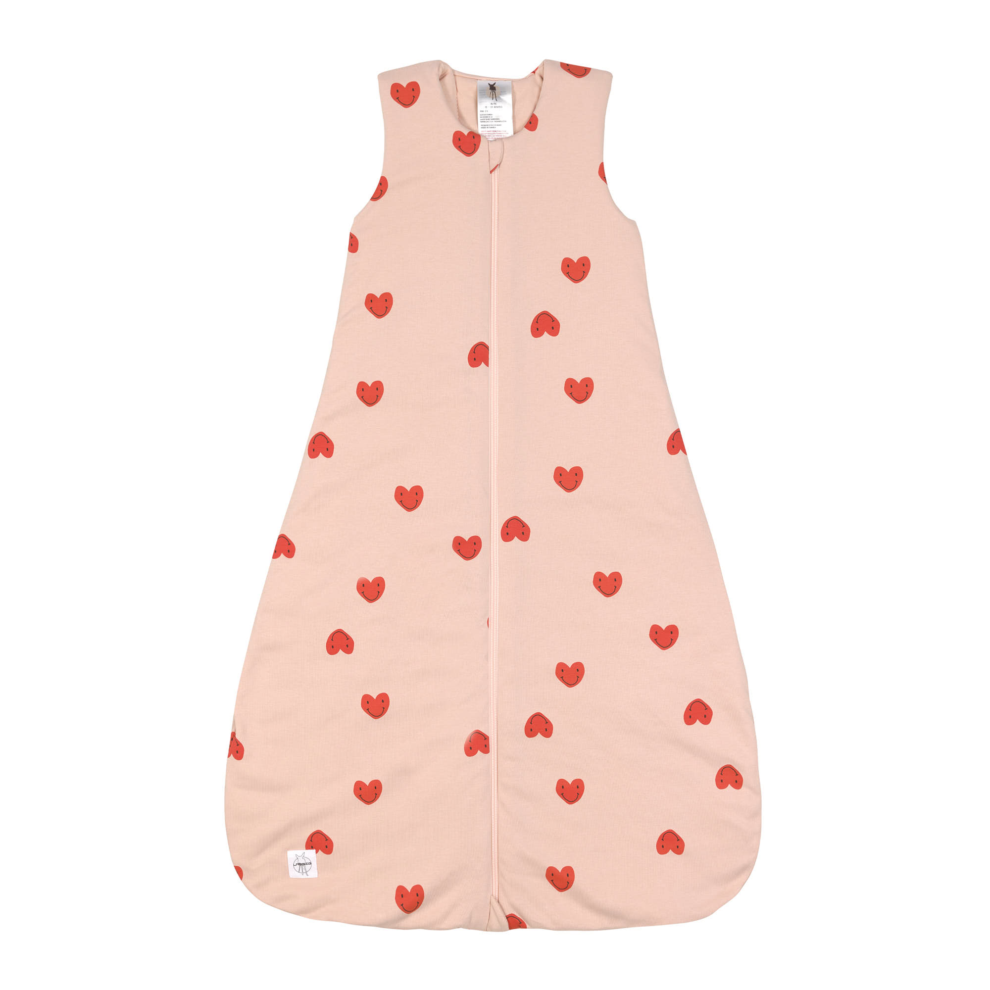 Lässig Sleeping Bag Interlock Heart peach rose