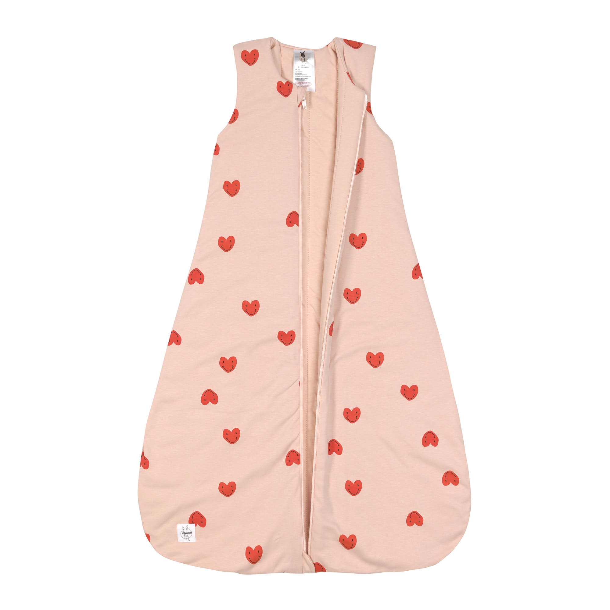 Lässig Sleeping Bag Interlock Heart peach rose - 5