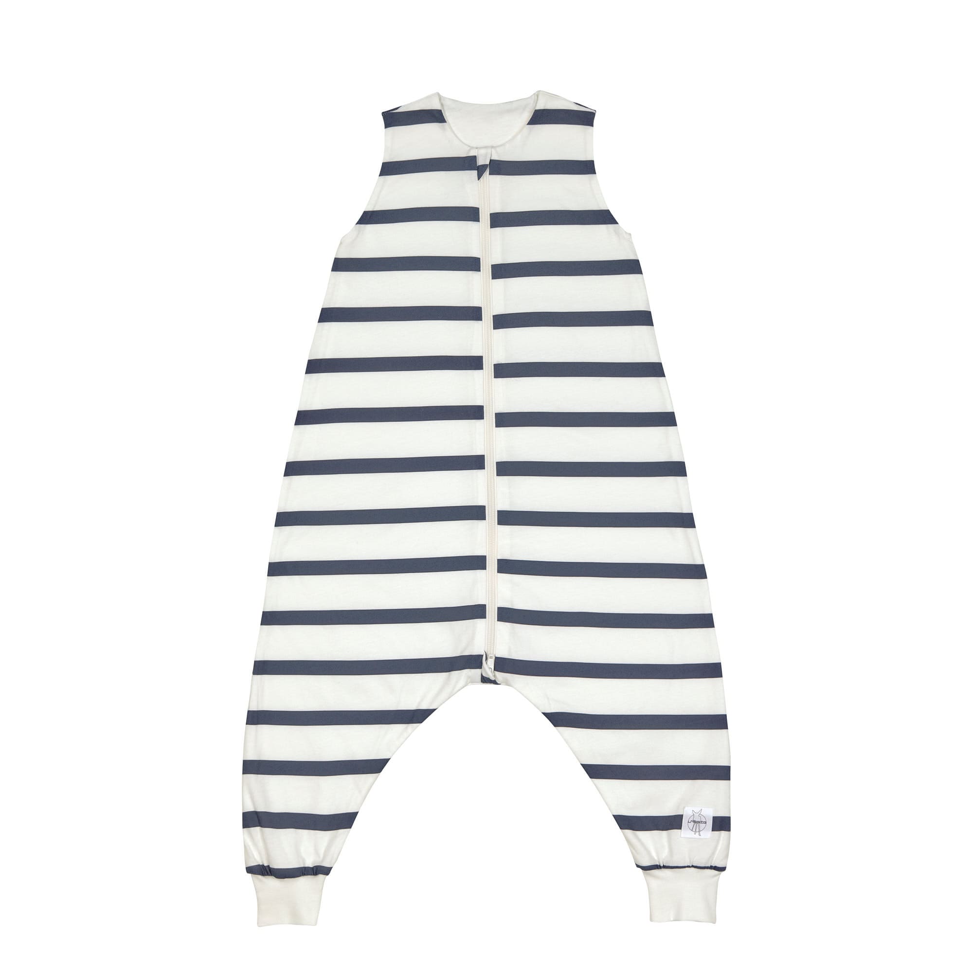 Lässig Sleep Jumper Jersey GOTS Striped milky/navy
