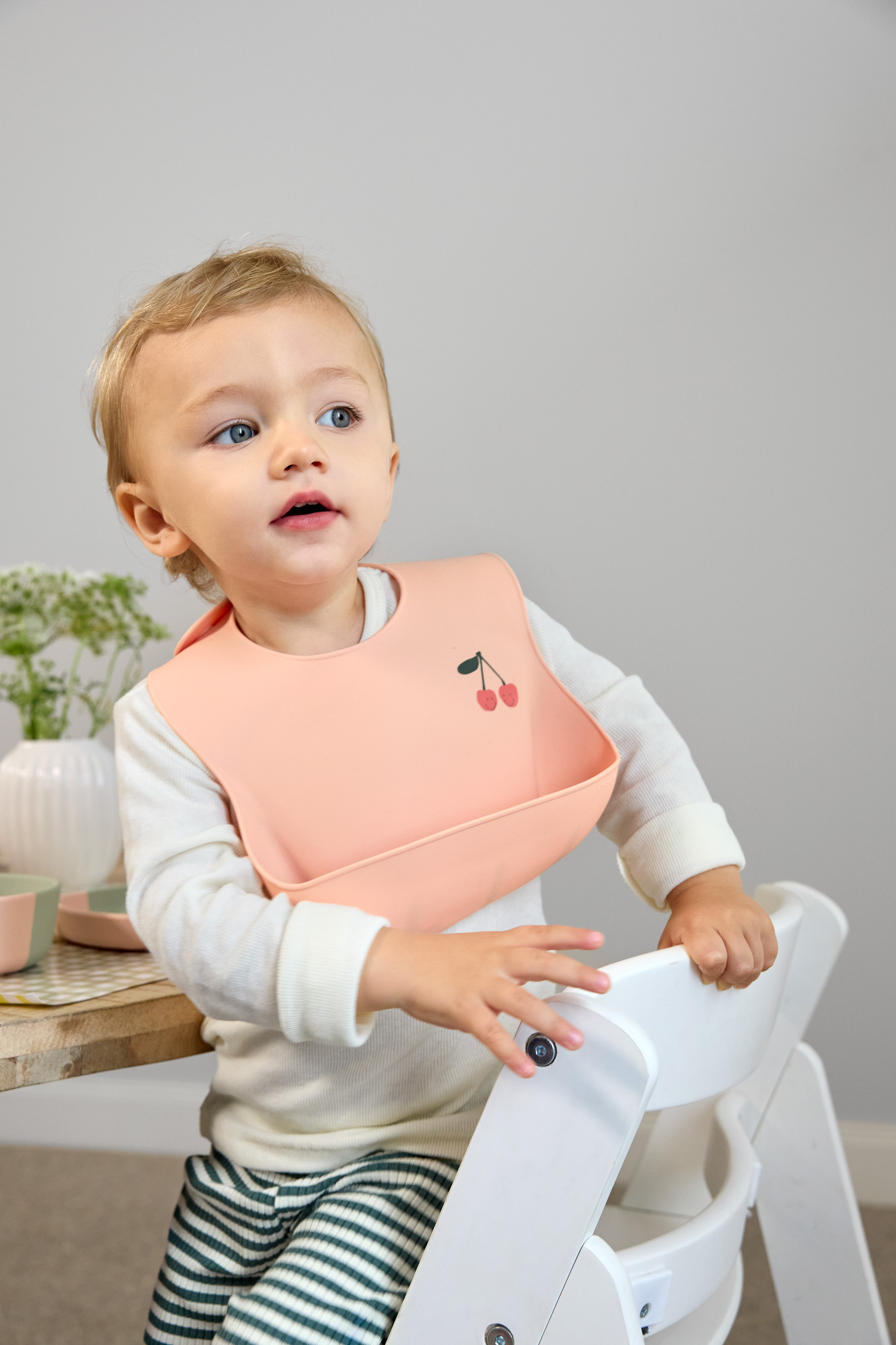 Lässig Silicone Bib Happy Fruits Cherry - 8