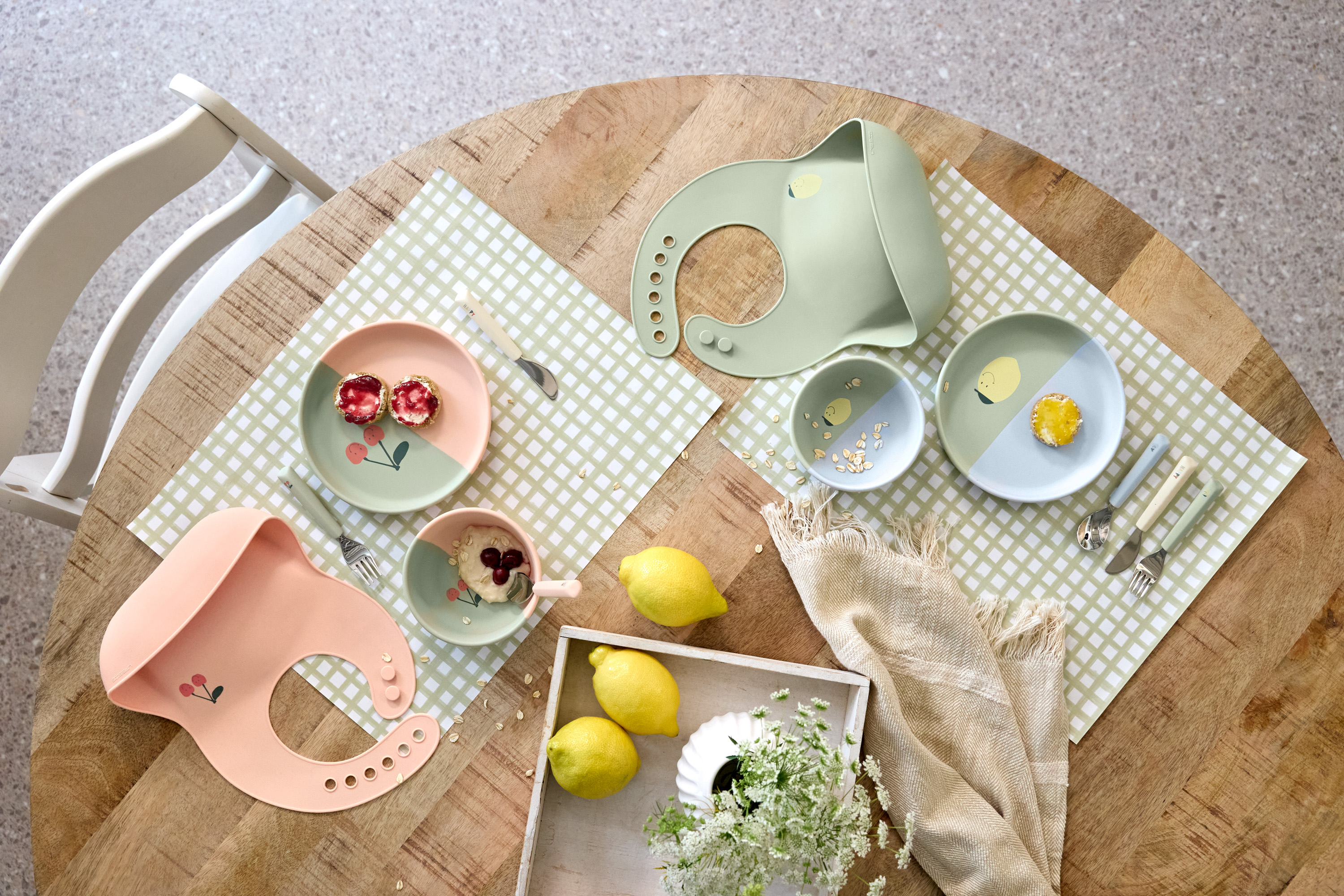 Lässig Silicone Bib Happy Fruits Lemon - 9