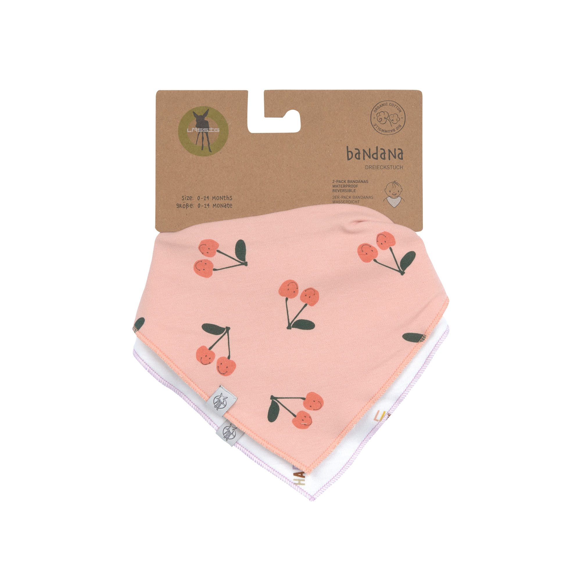 Lässig Bandana/cowl-neck 2 pc Happy Fruits Cherry - 3