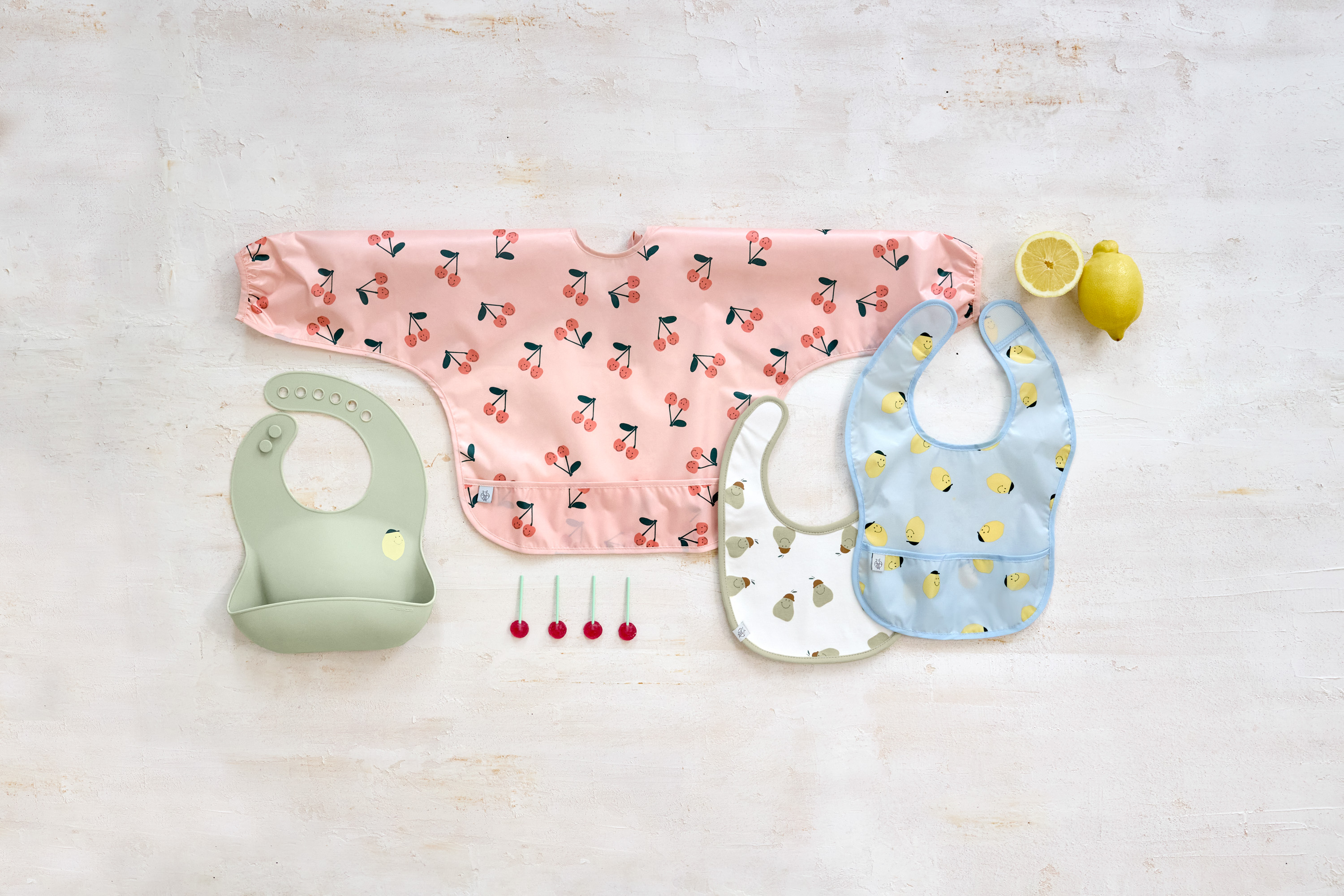 Lässig Lightweight Bib 2 pcs Happy Fruit Lemon - 8