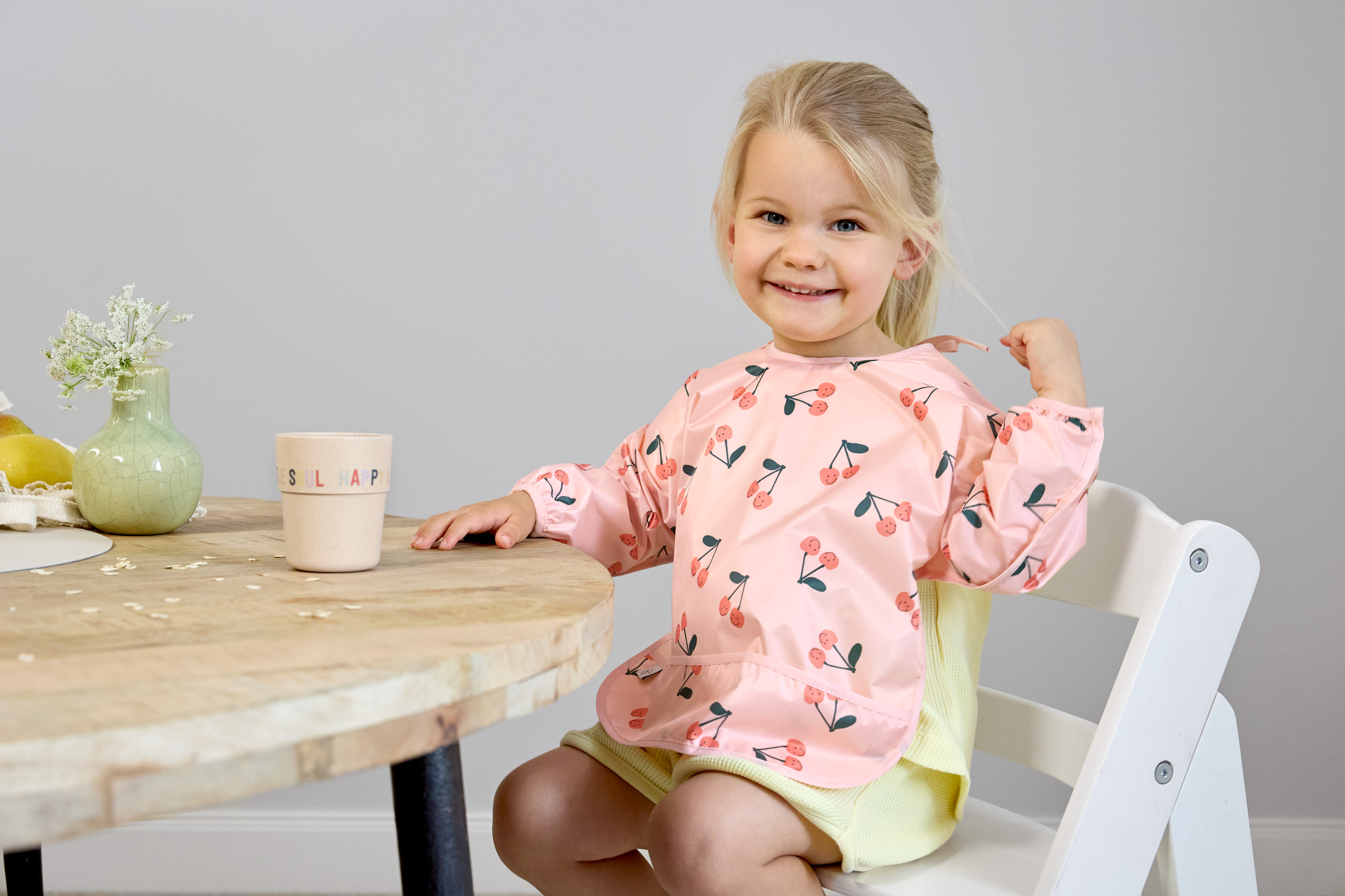 Lässig Long Sleeve Bib 2 pcs Happy Fruits Cherry - 8