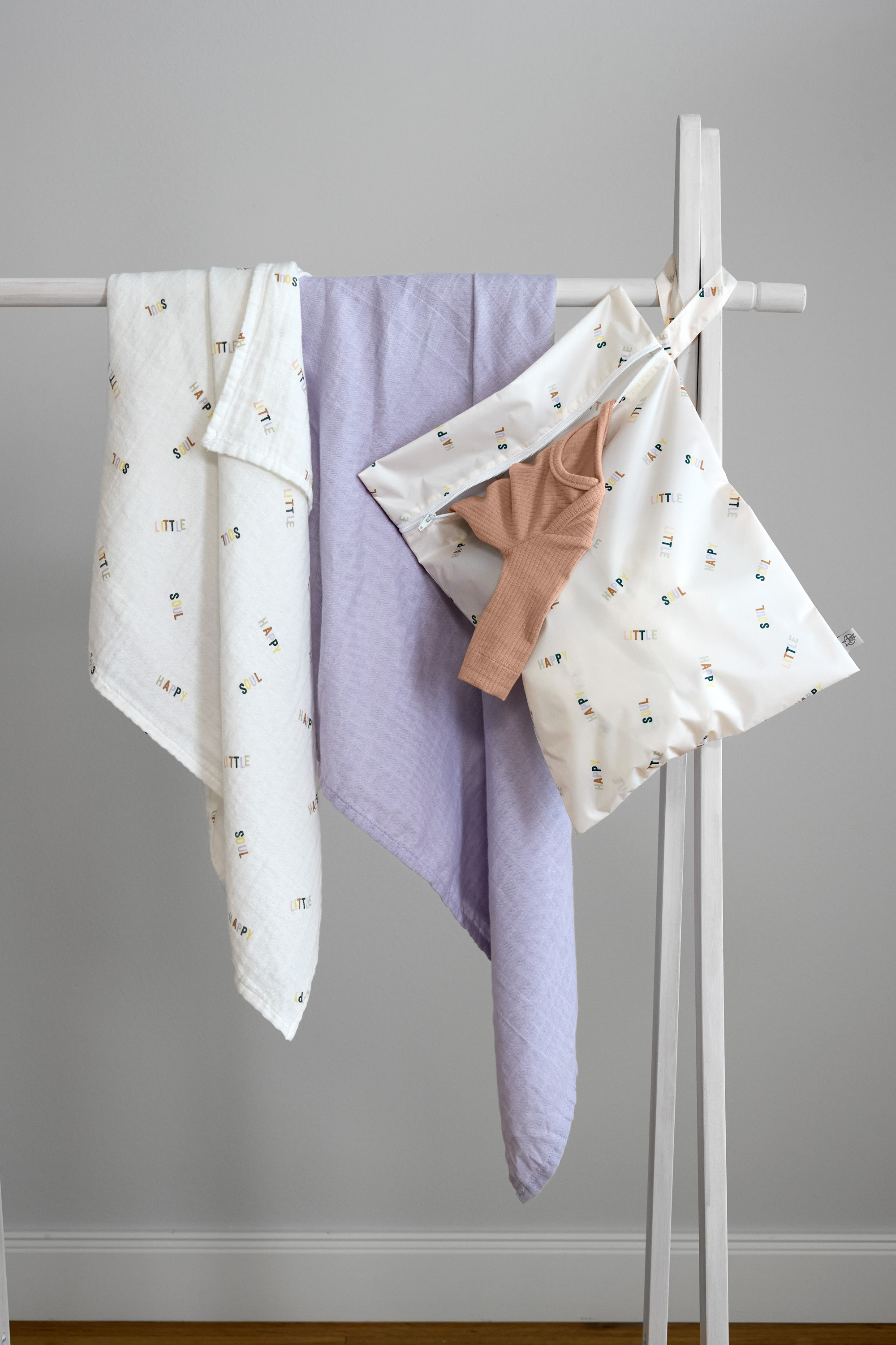 Lässig Swaddle & Burp Blank L GOTS Happy Fruits Cherry - 10