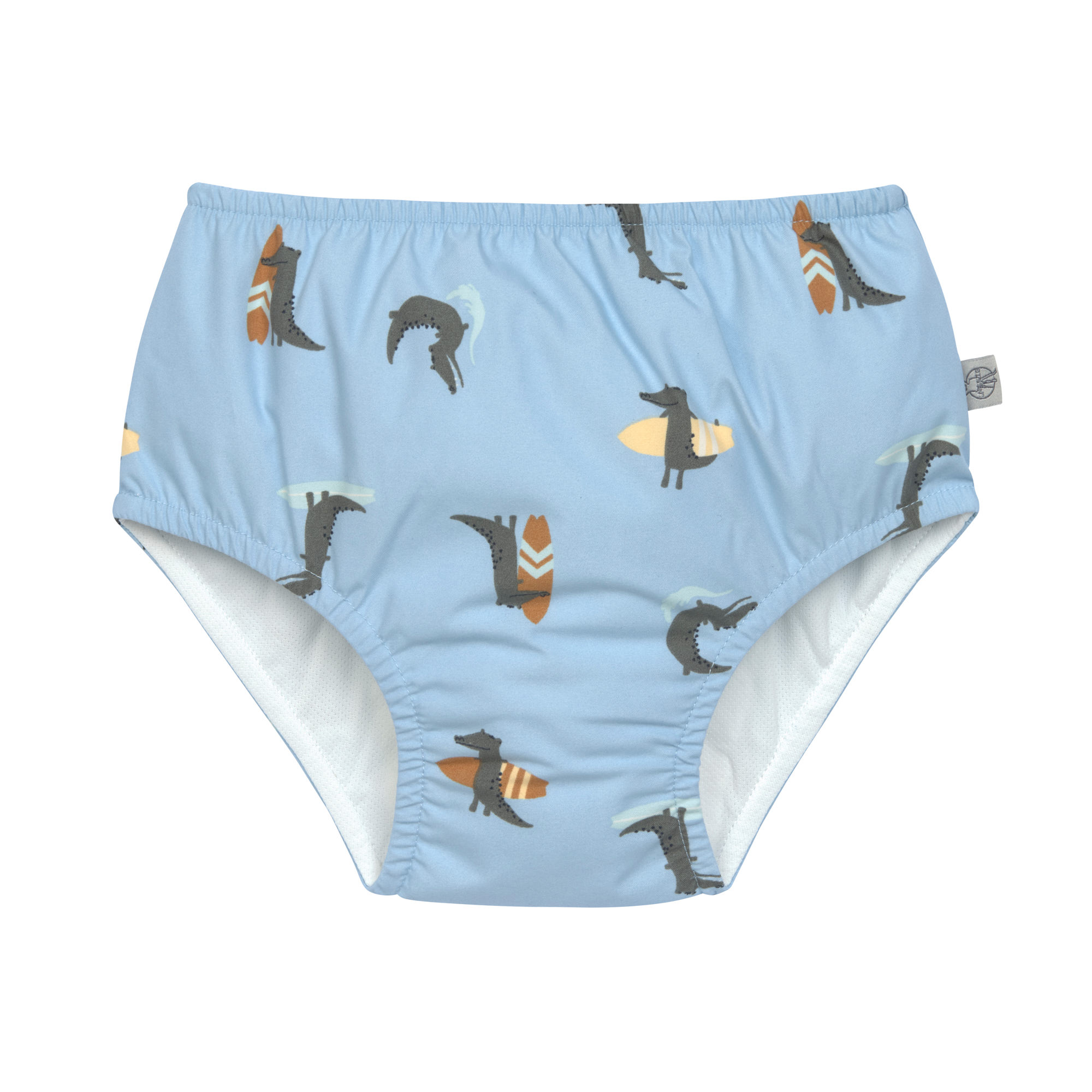 Lässig Swim Diaper Crocodile sky blue, 19-24 months