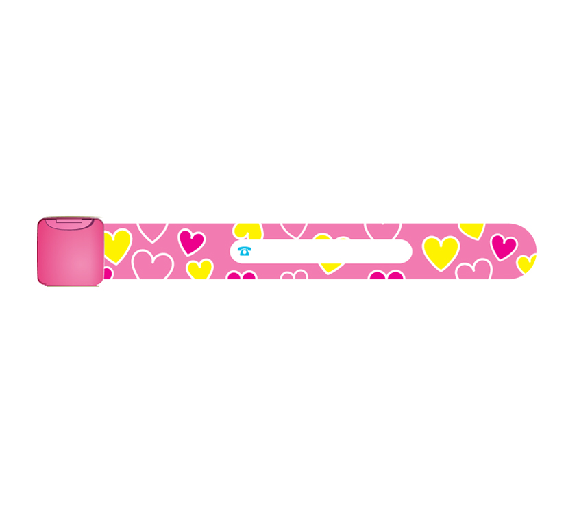 Infoband pink hearts12 pack