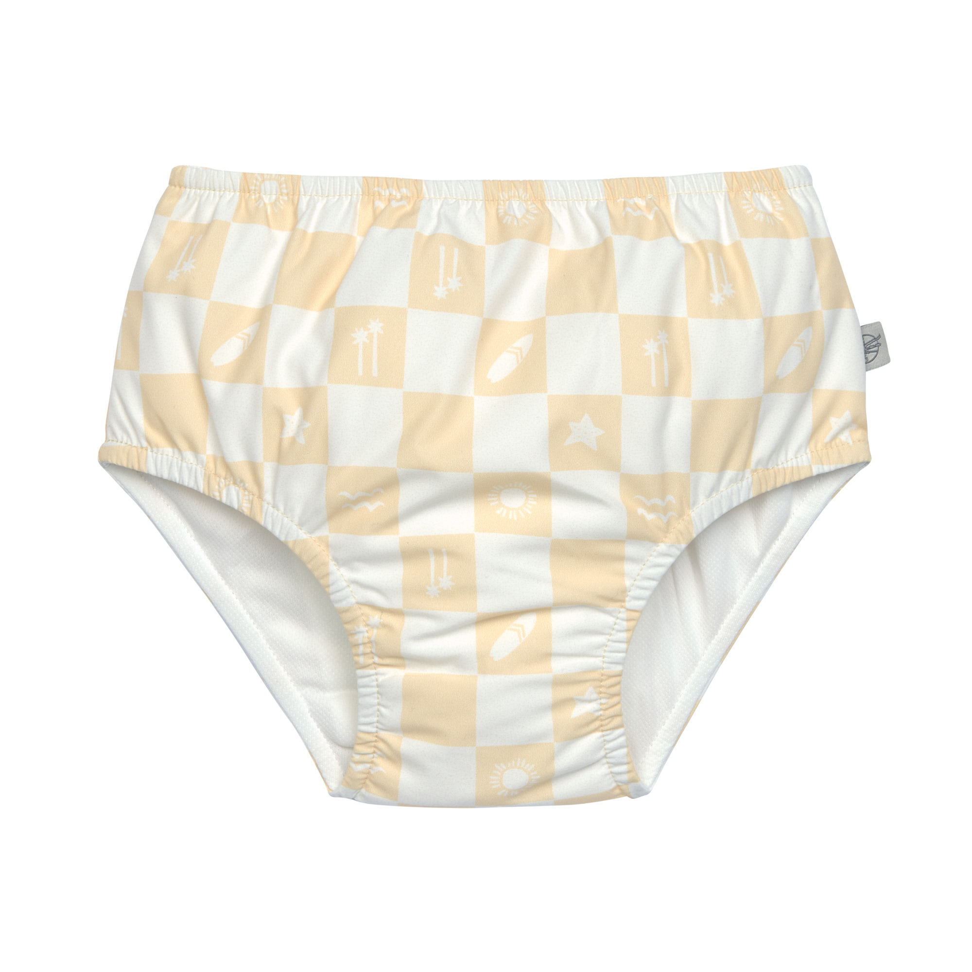 Lässig Swim Diaper Check Pattern vanilla/sea sa 3-6 month