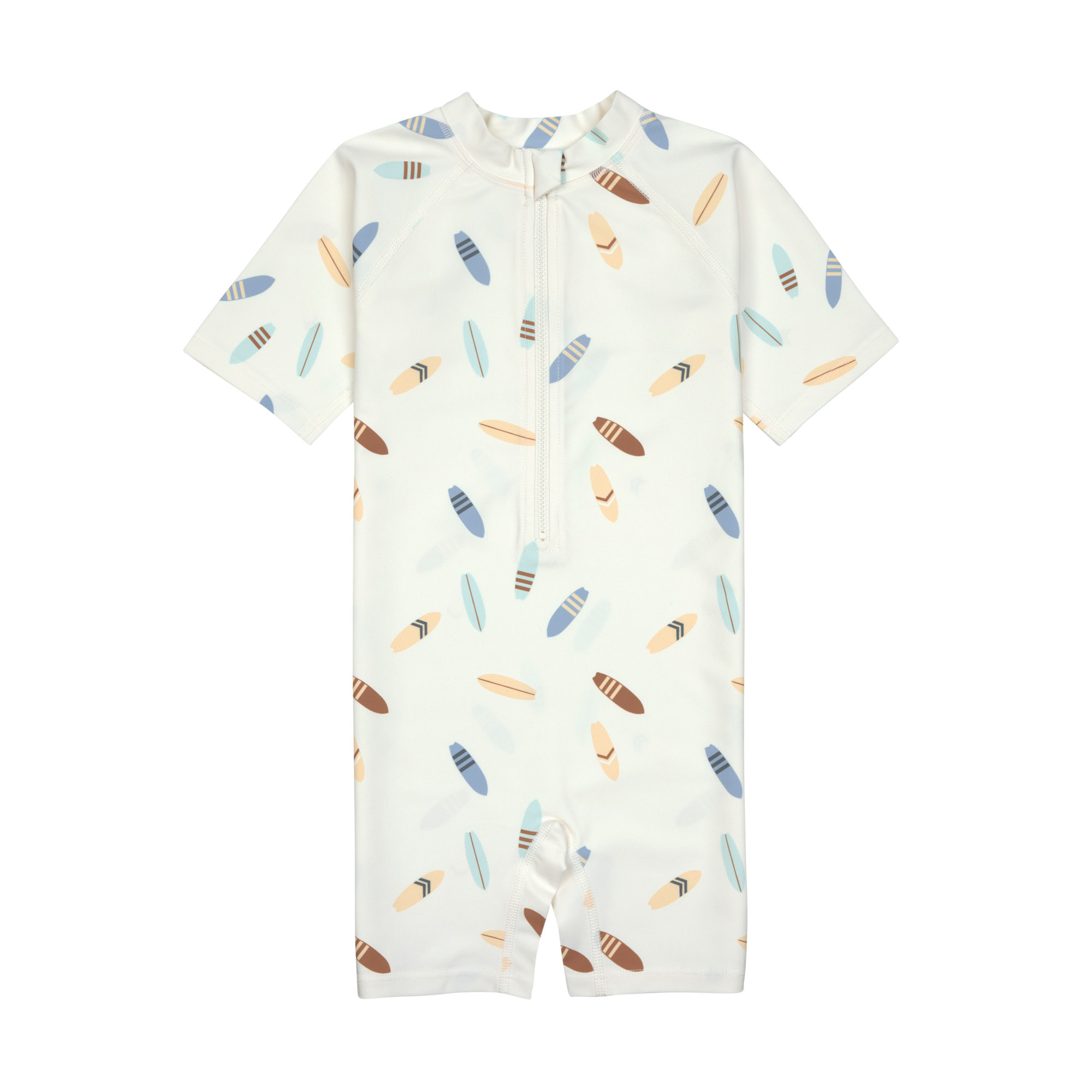 Lässig Short Sleeve Sunsuit Surfboards sea salt13-18month