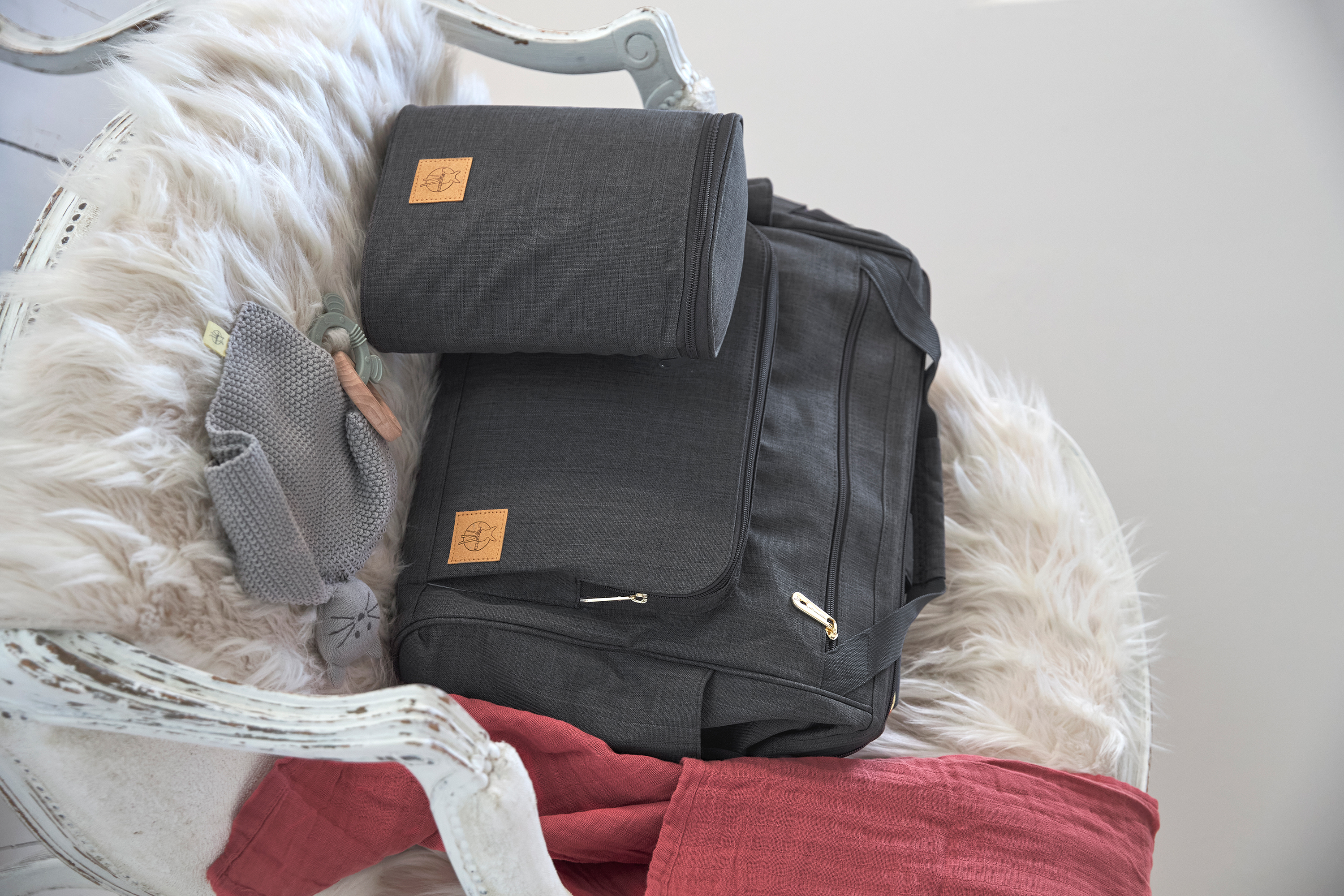 Lässig GLA Goldie Twin Backpack anthracite - 2