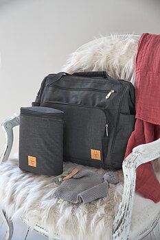 Lässig GLA Goldie Twin Backpack anthracite