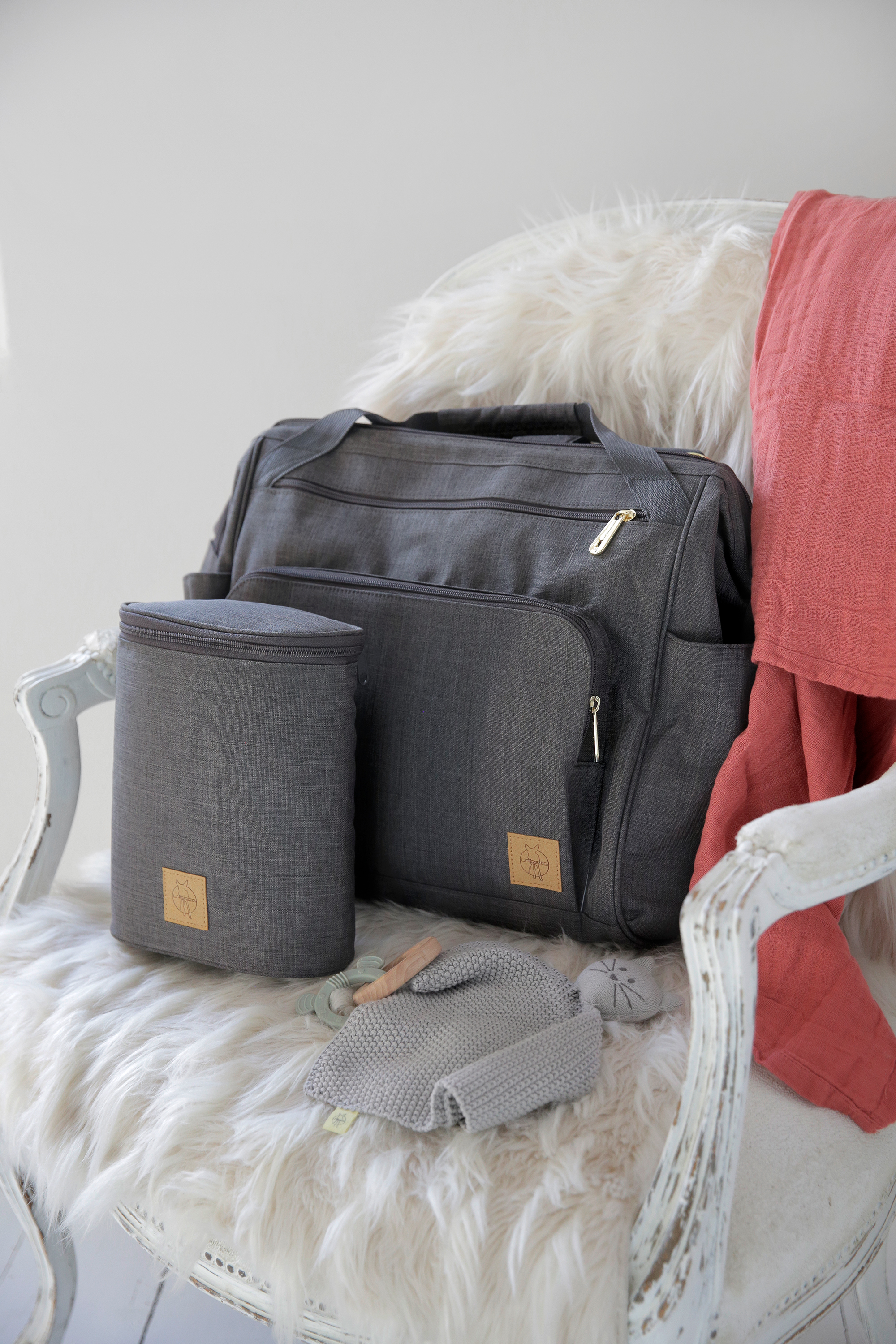 Lässig GLA Goldie Twin Backpack anthracite - 13