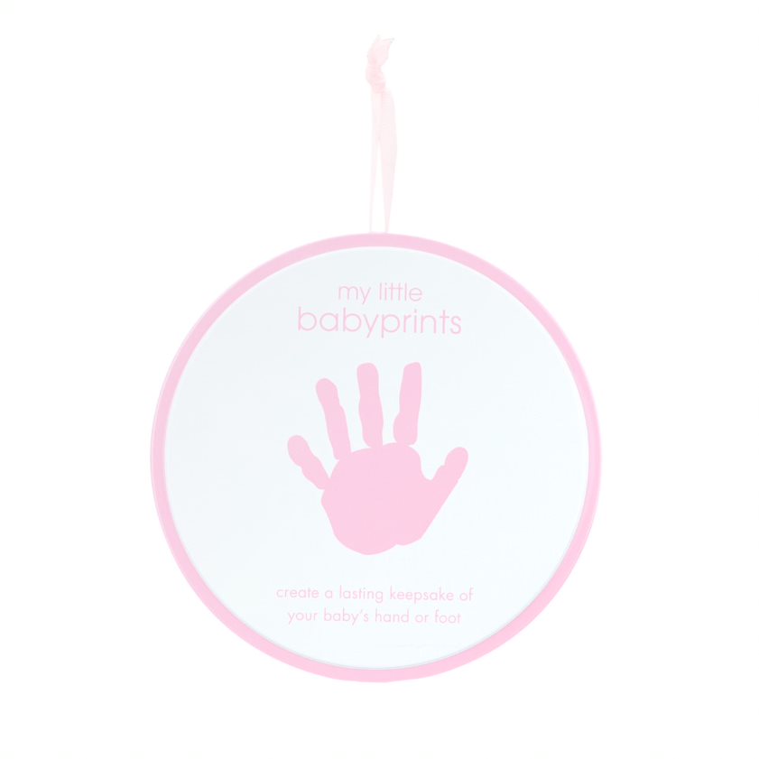 Babyprints Round Tin Pink - 4