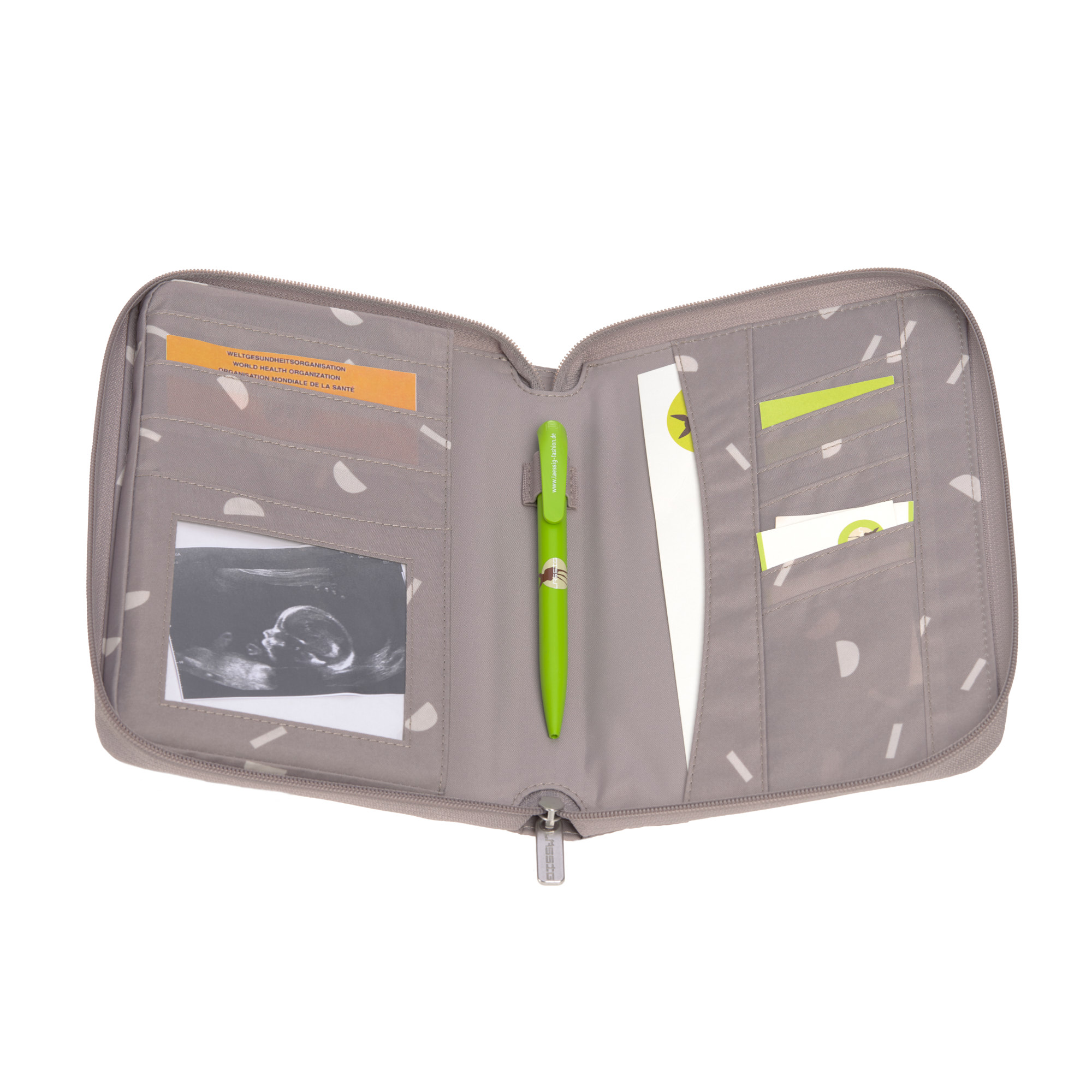 Lässig CAS Document Pouch Blocks taupe - 3