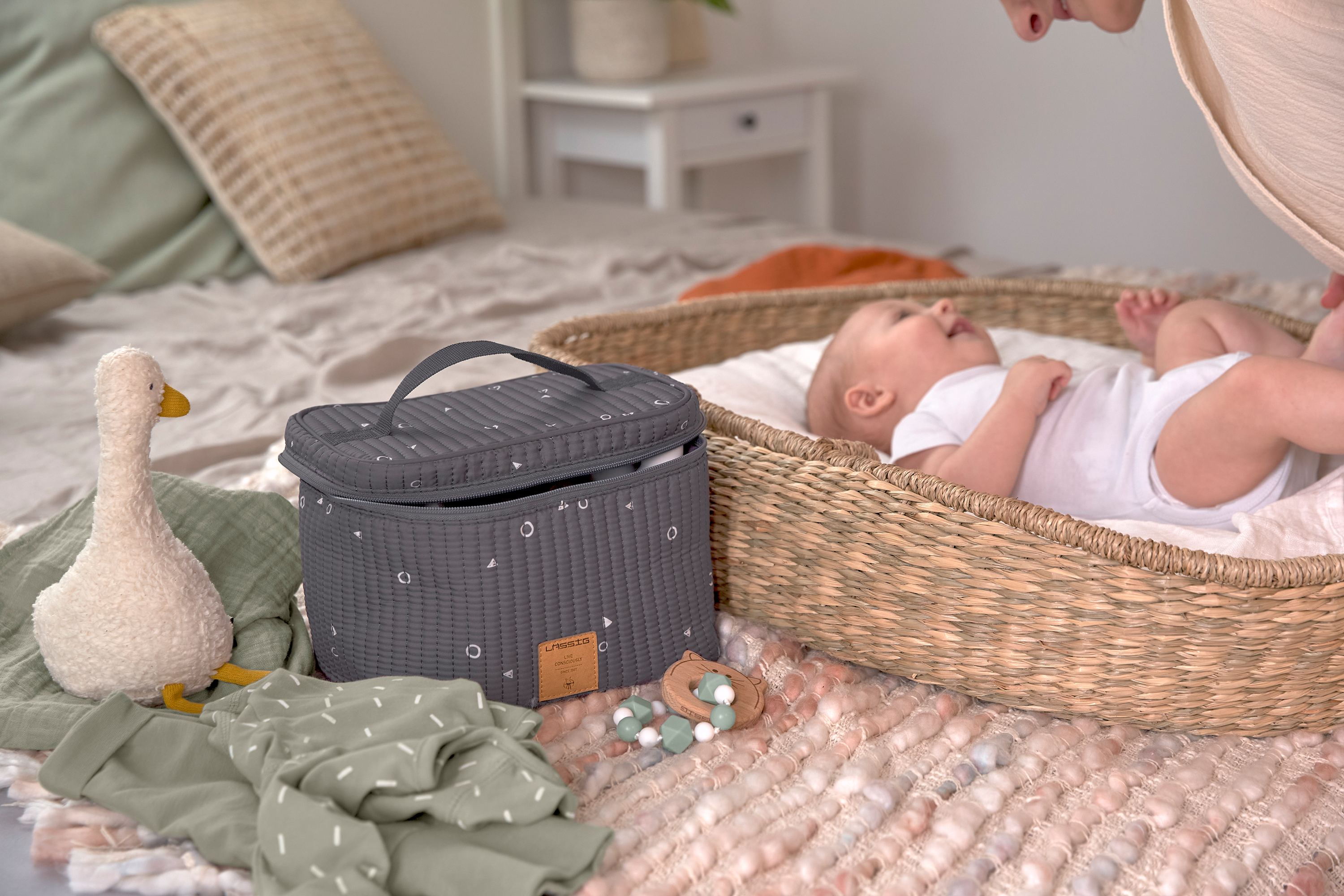 Lässig CAS Nursery Caddy To Go Universe anthracite - 2