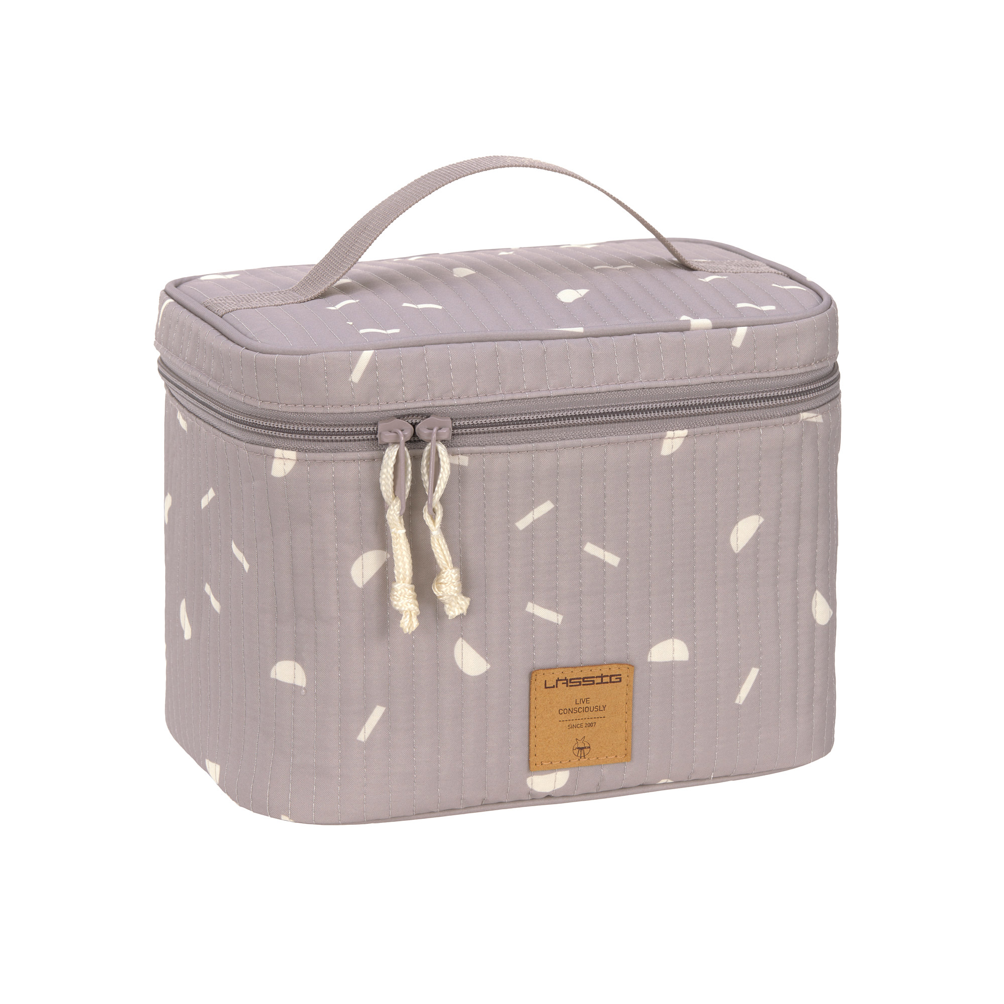 Lässig CAS Nursery Caddy To Go Blocks taupe