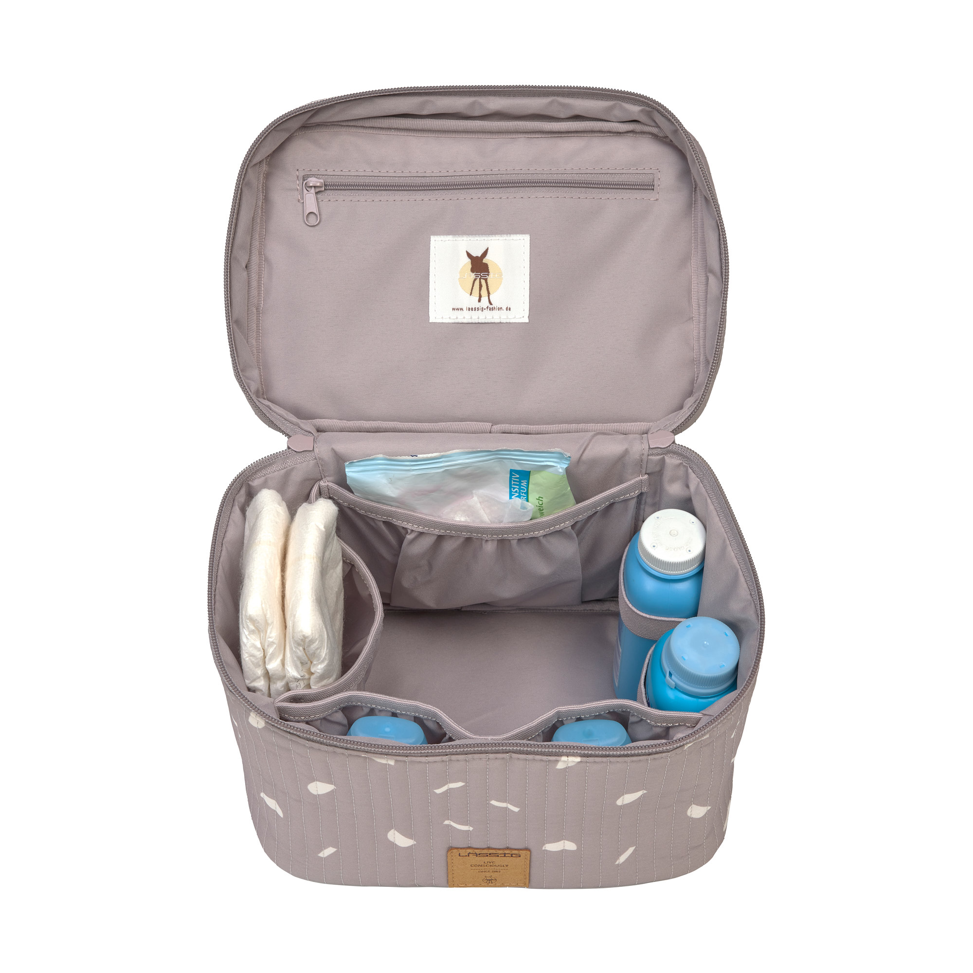 Lässig CAS Nursery Caddy To Go Blocks taupe - 6