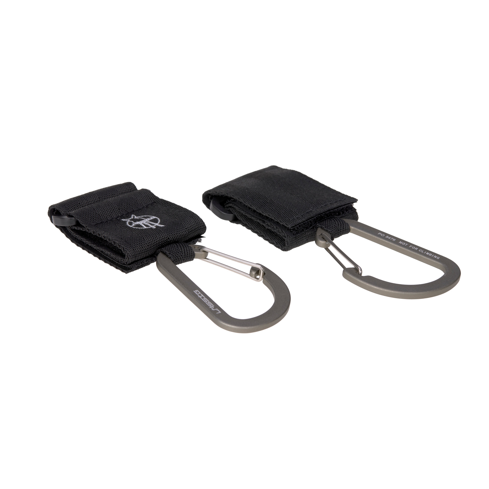 Lässig CAS Stroller Hooks with Carabiner 2 pack black - 3