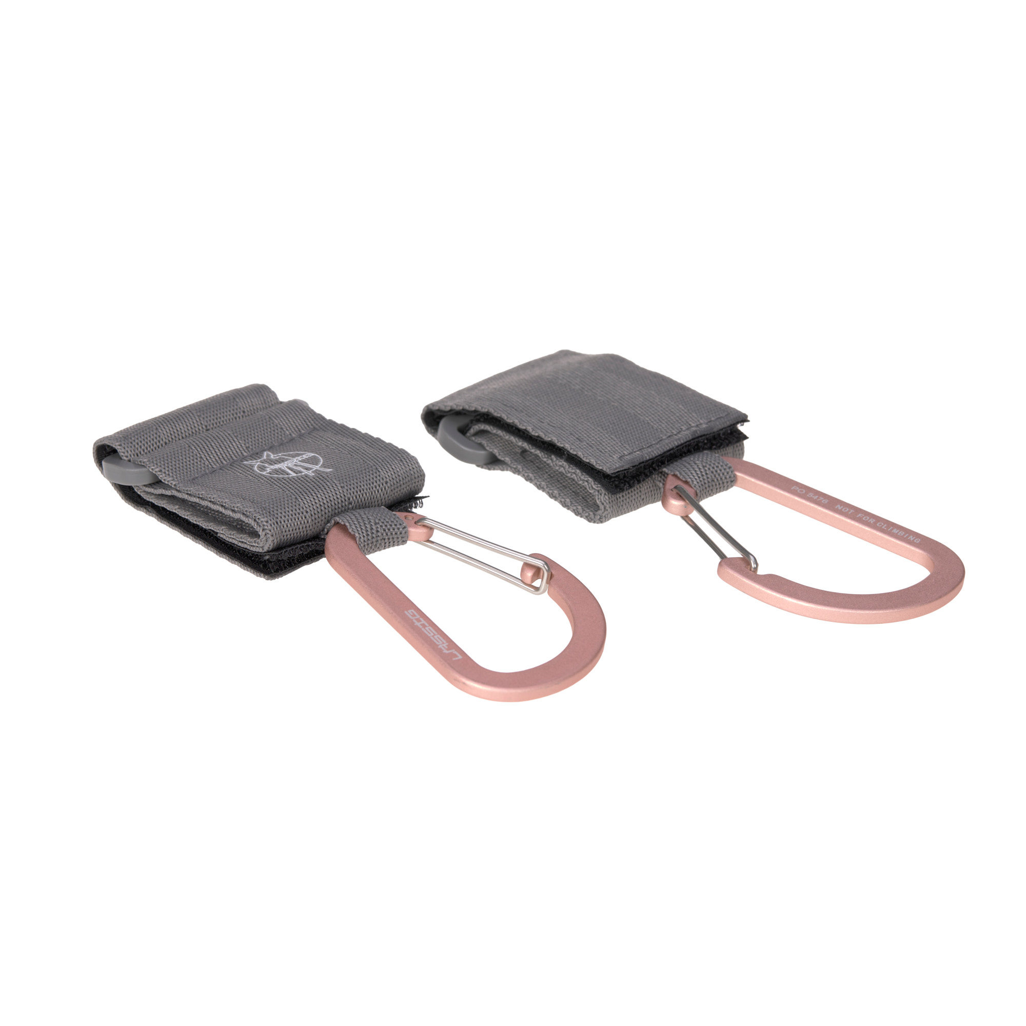 Lässig CAS Stroller Hooks with Carabiner 2 pack grey - 10
