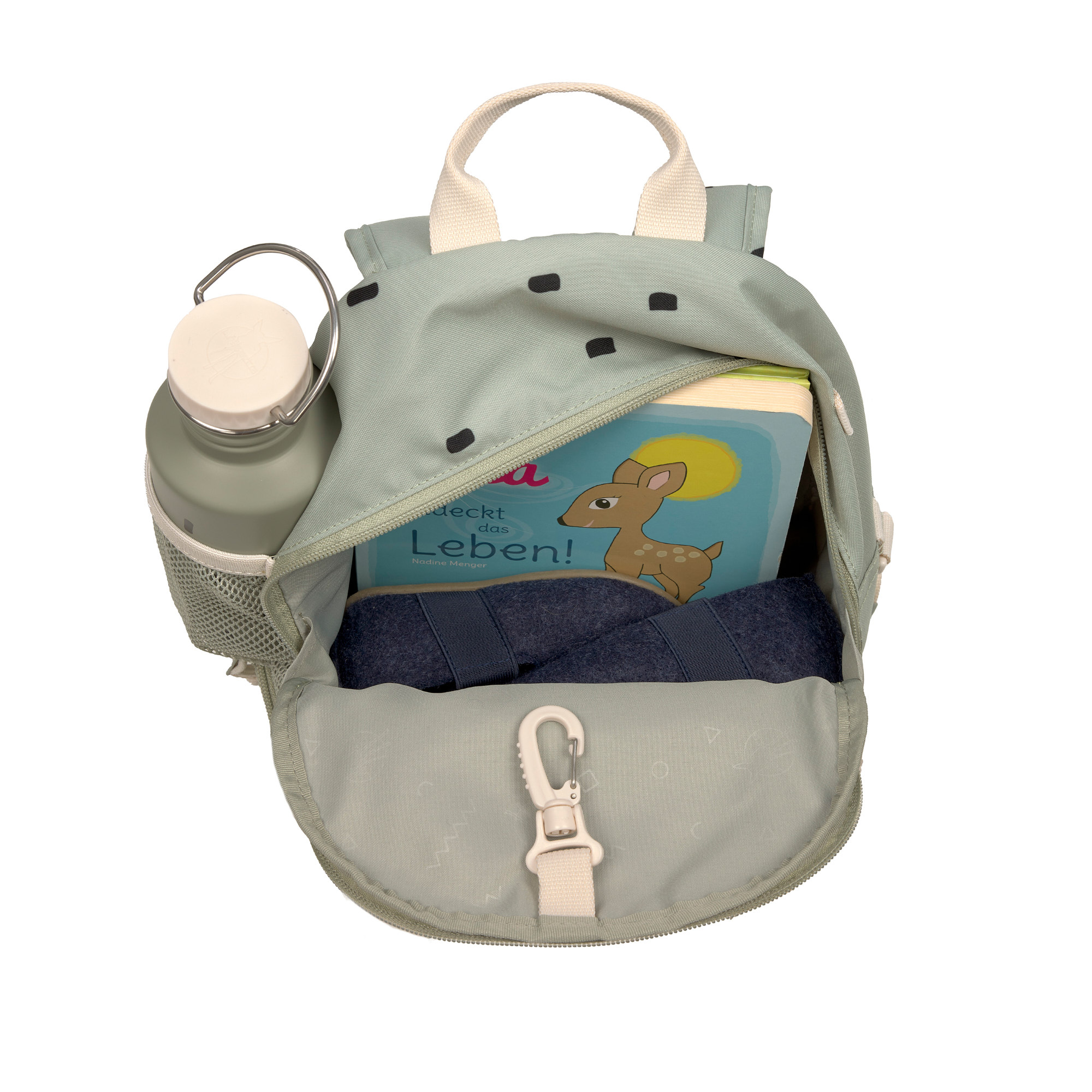 Lässig Mini Backpack Happy Prints light olive - 11