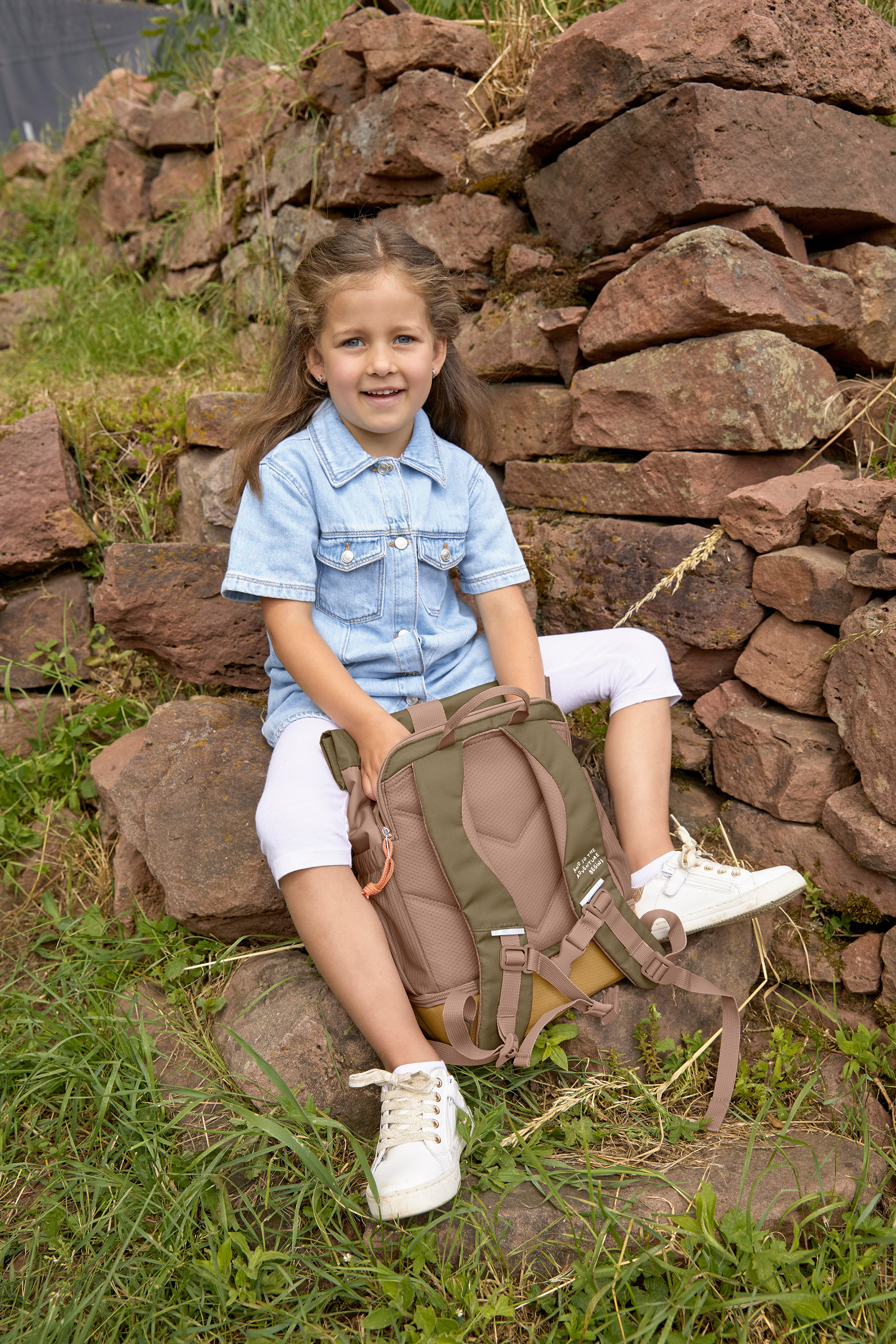 Lässig Mini Rolltop Backpack Nature hazelnut - 5