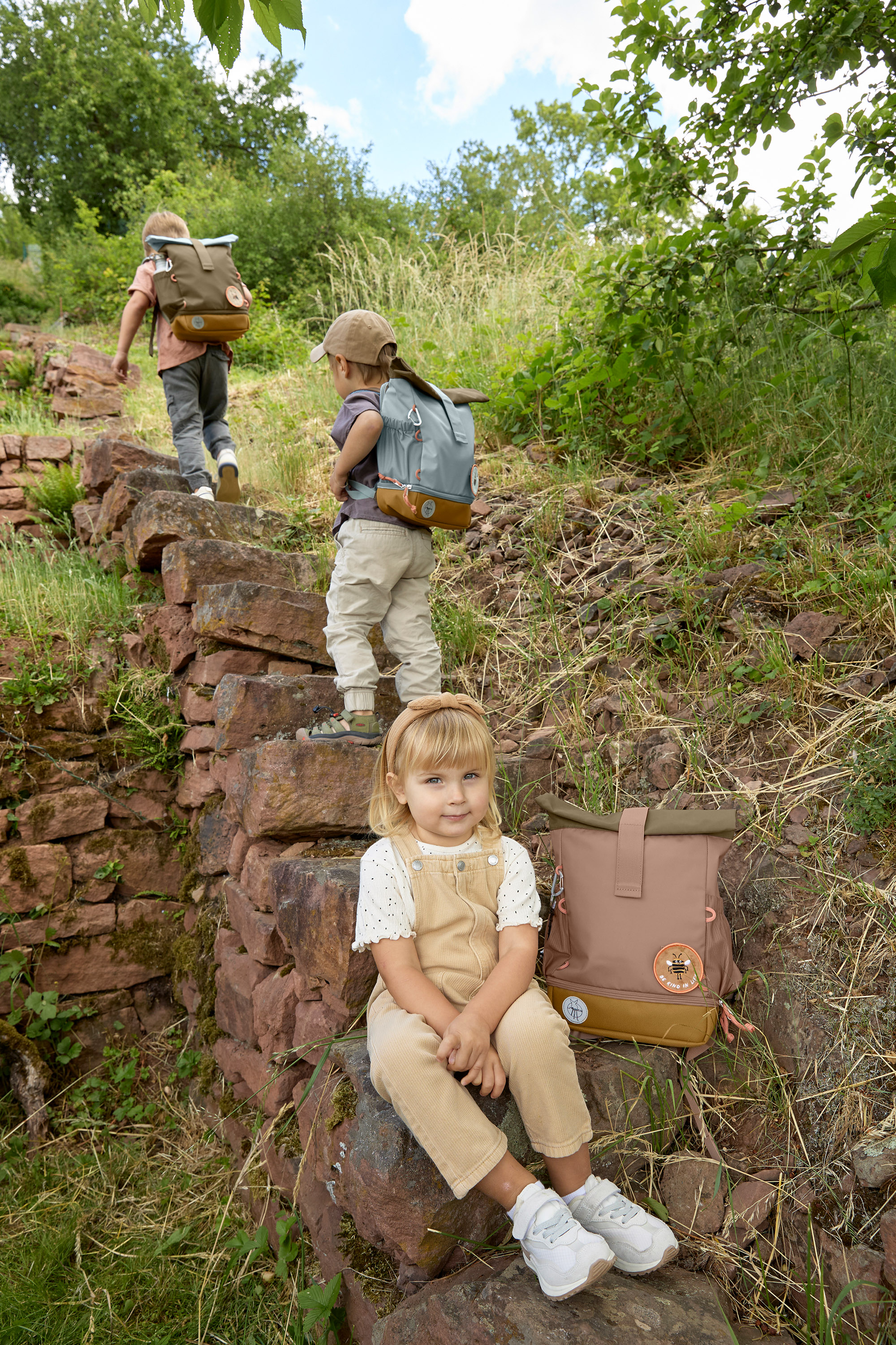 Lässig Mini Rolltop Backpack Nature hazelnut - 20
