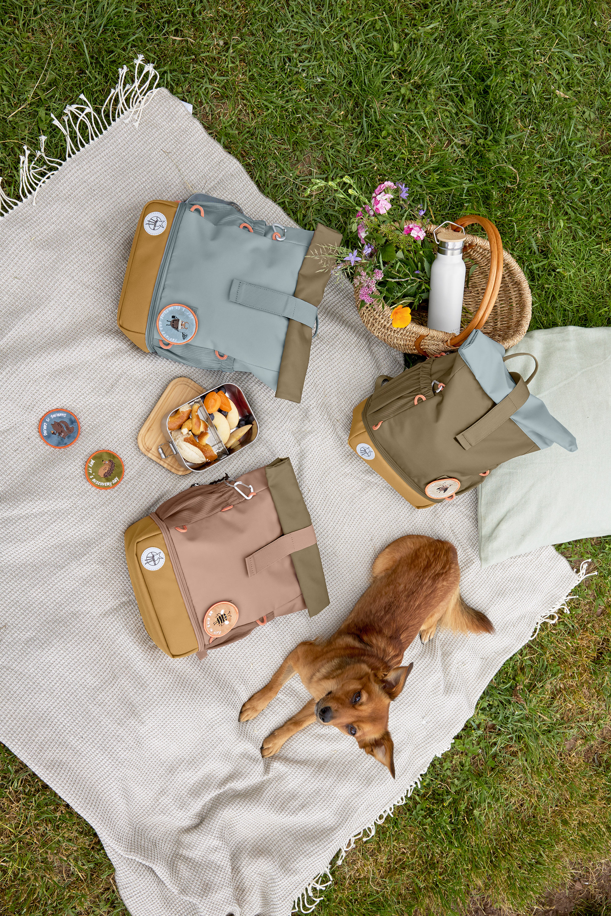 Lässig Mini Rolltop Backpack Nature hazelnut - 24