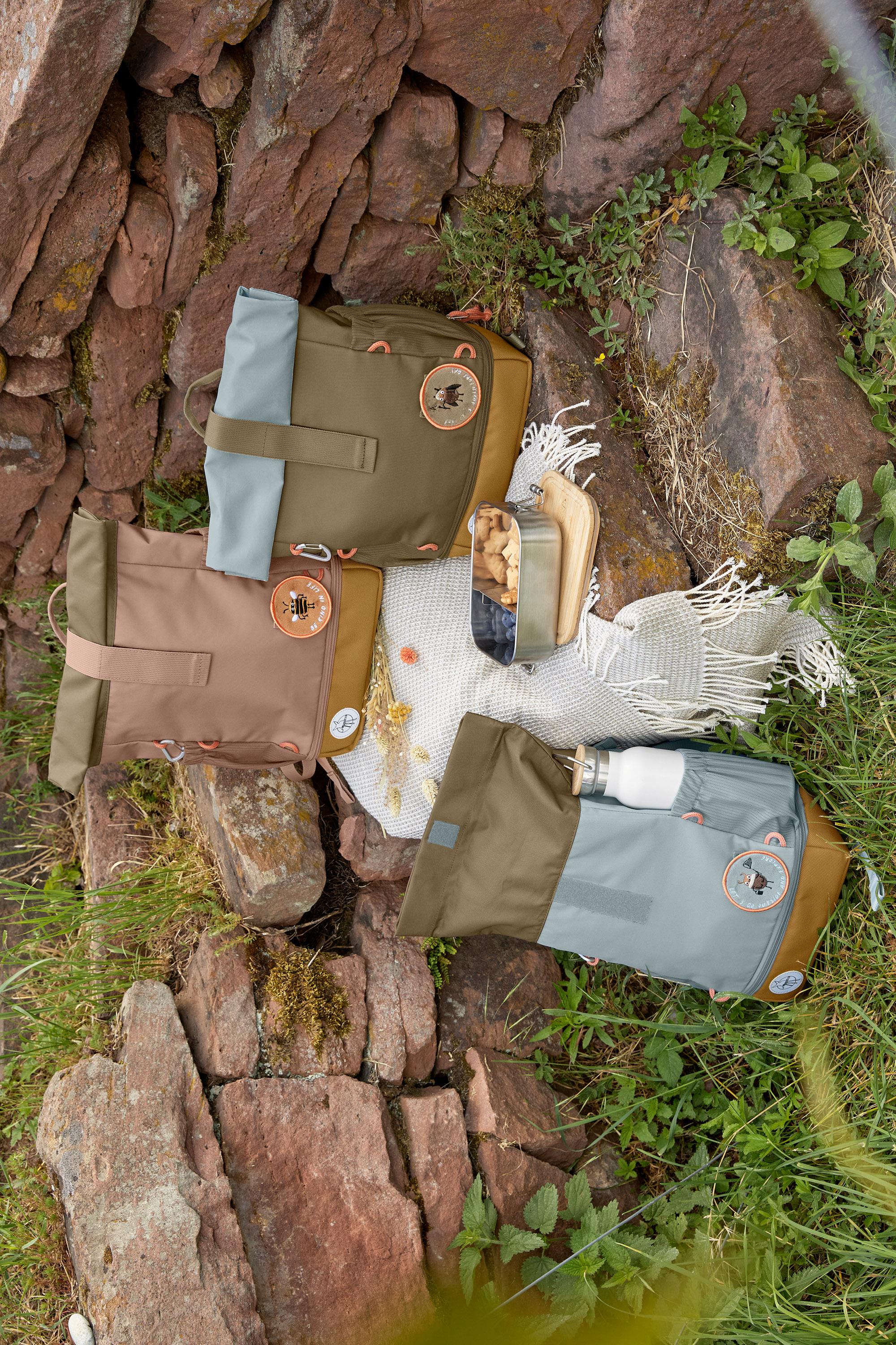 Lässig Mini Rolltop Backpack Nature hazelnut - 13