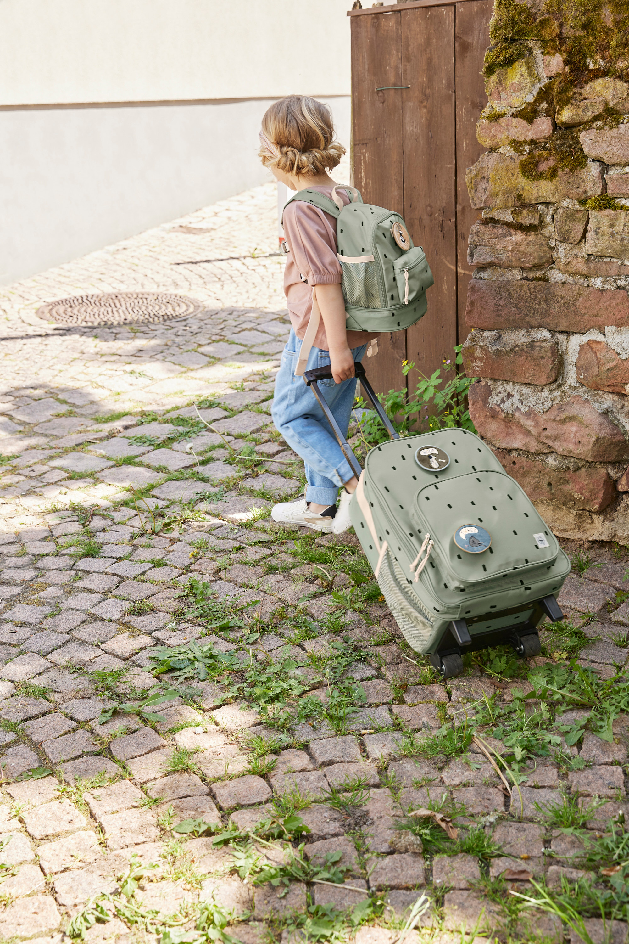 Lässig Trolley Happy Prints light olive - 20