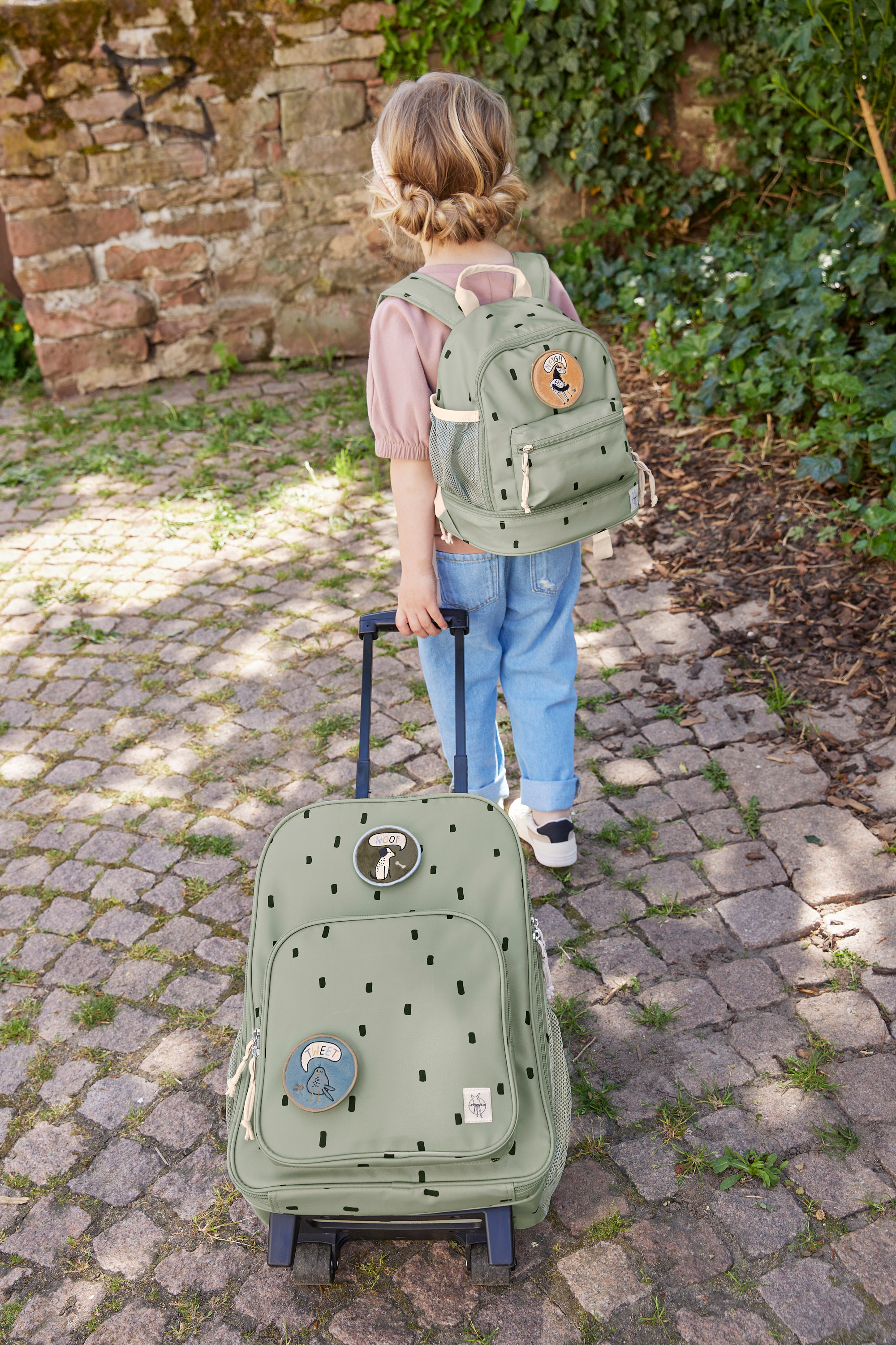 Lässig Trolley Happy Prints light olive - 19