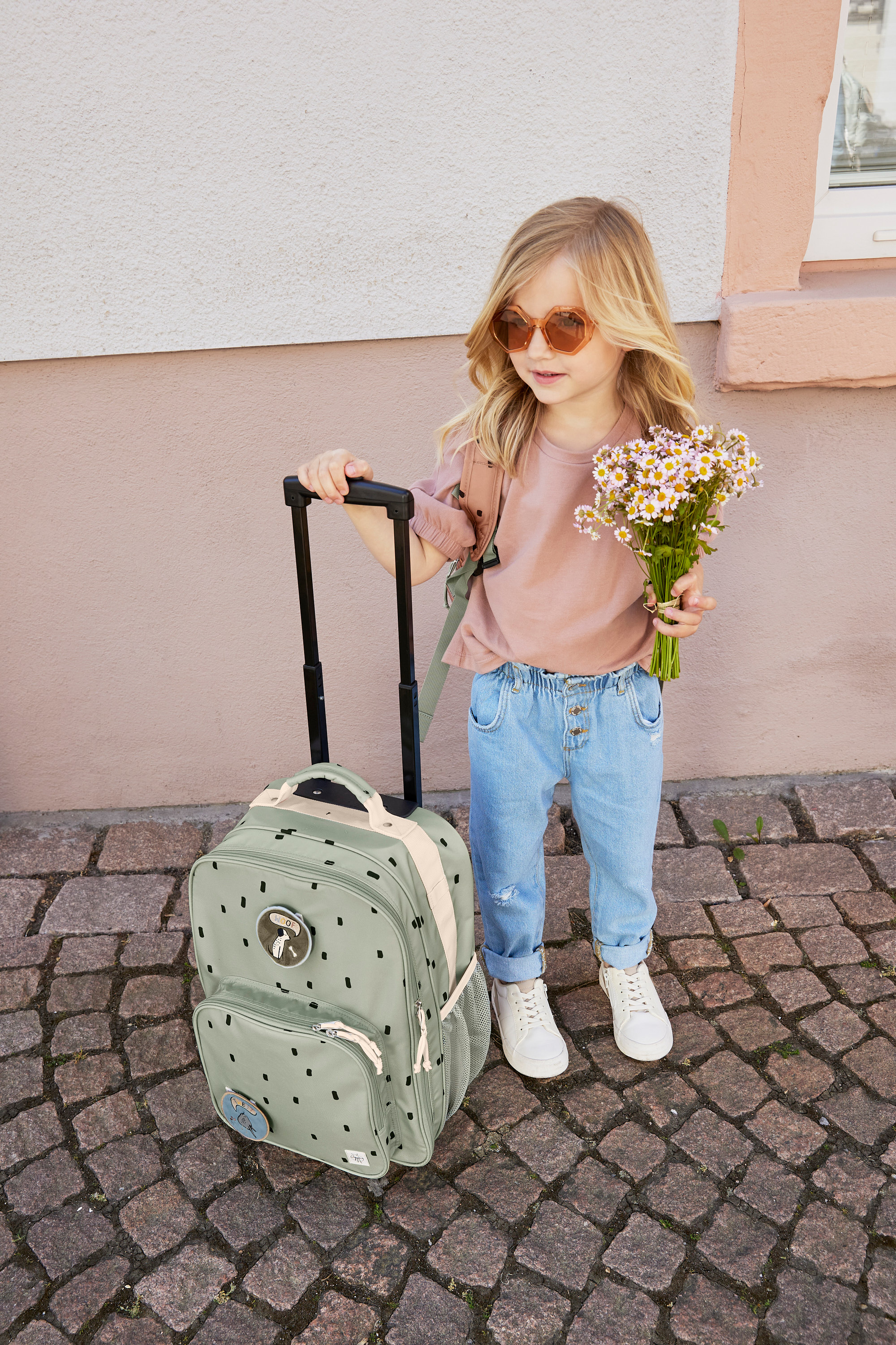 Lässig Trolley Happy Prints light olive - 12