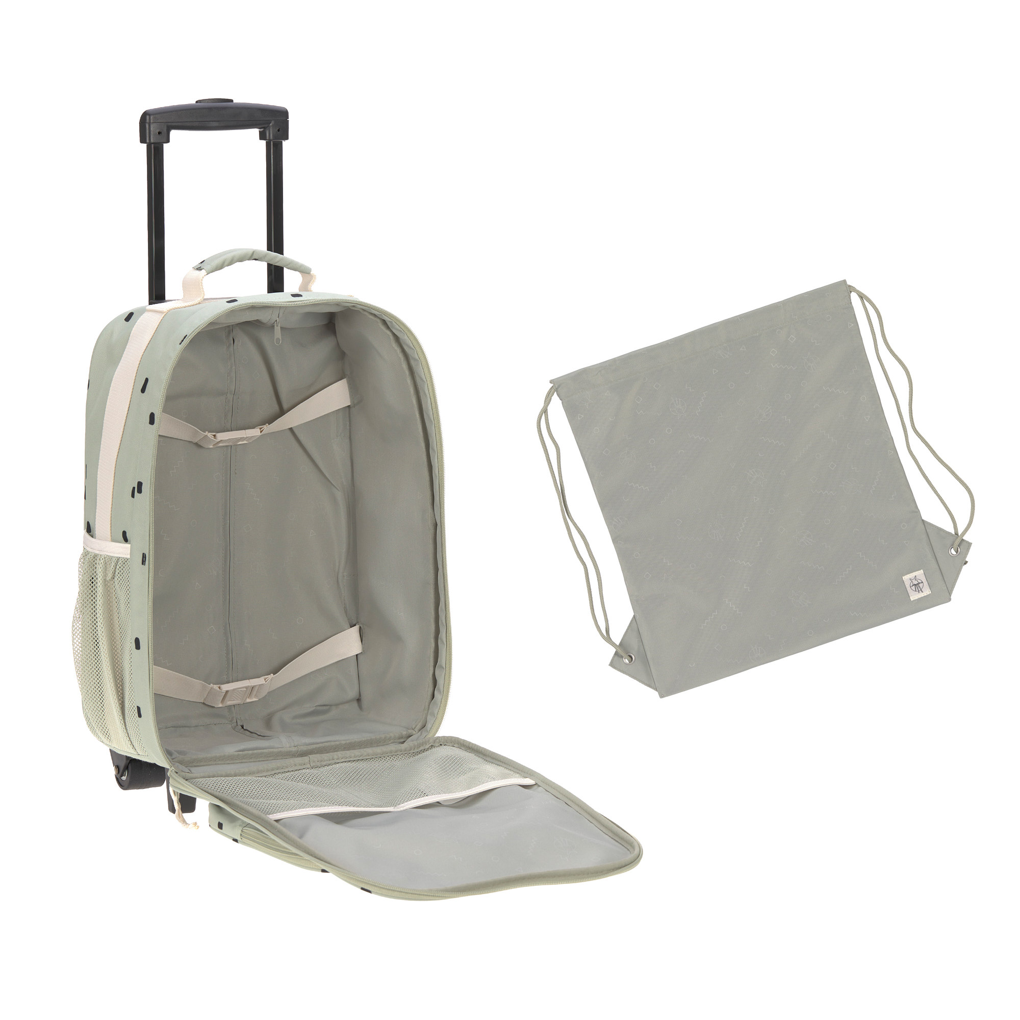 Lässig Trolley Happy Prints light olive - 18