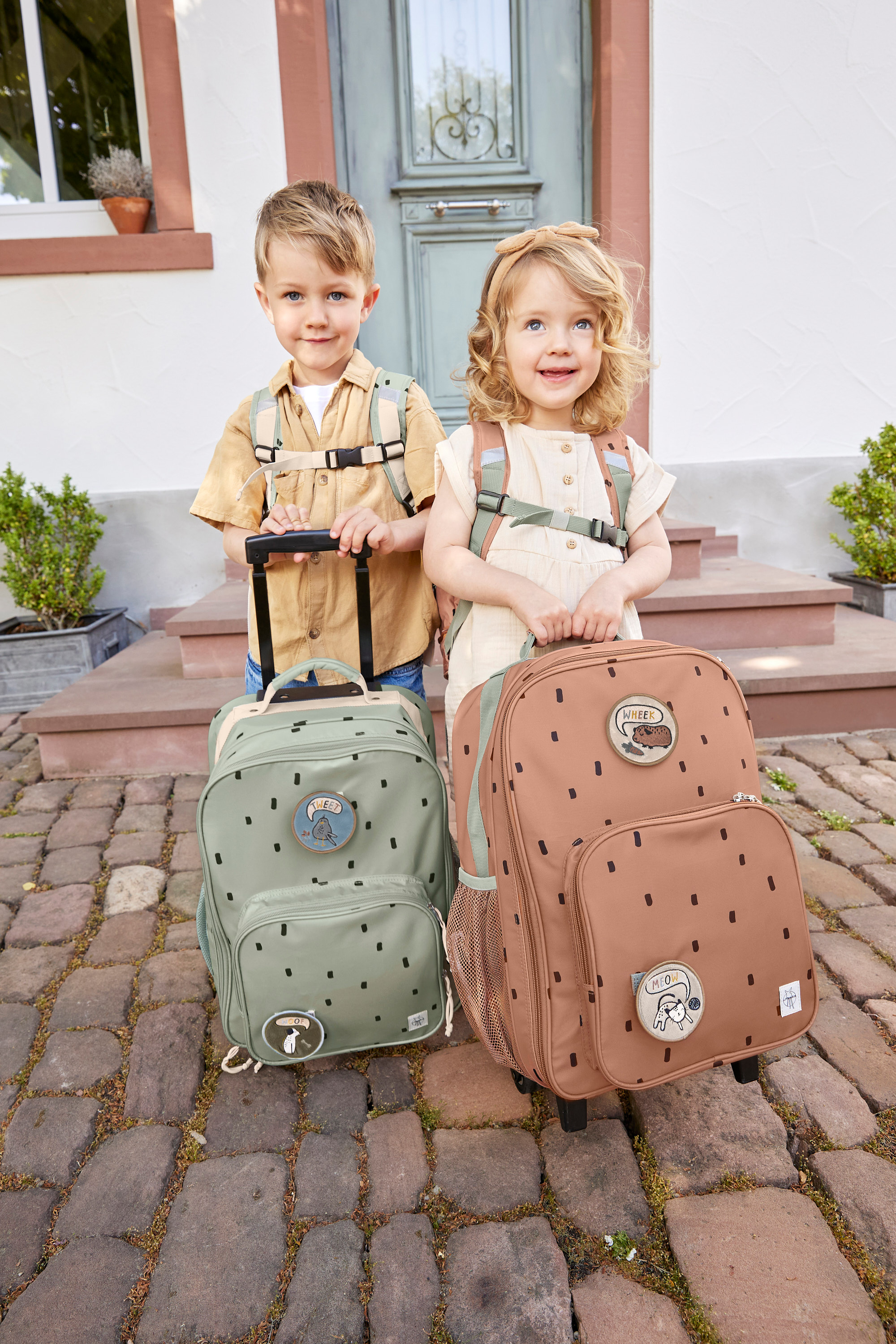 Lässig Trolley Happy Prints light olive - 6