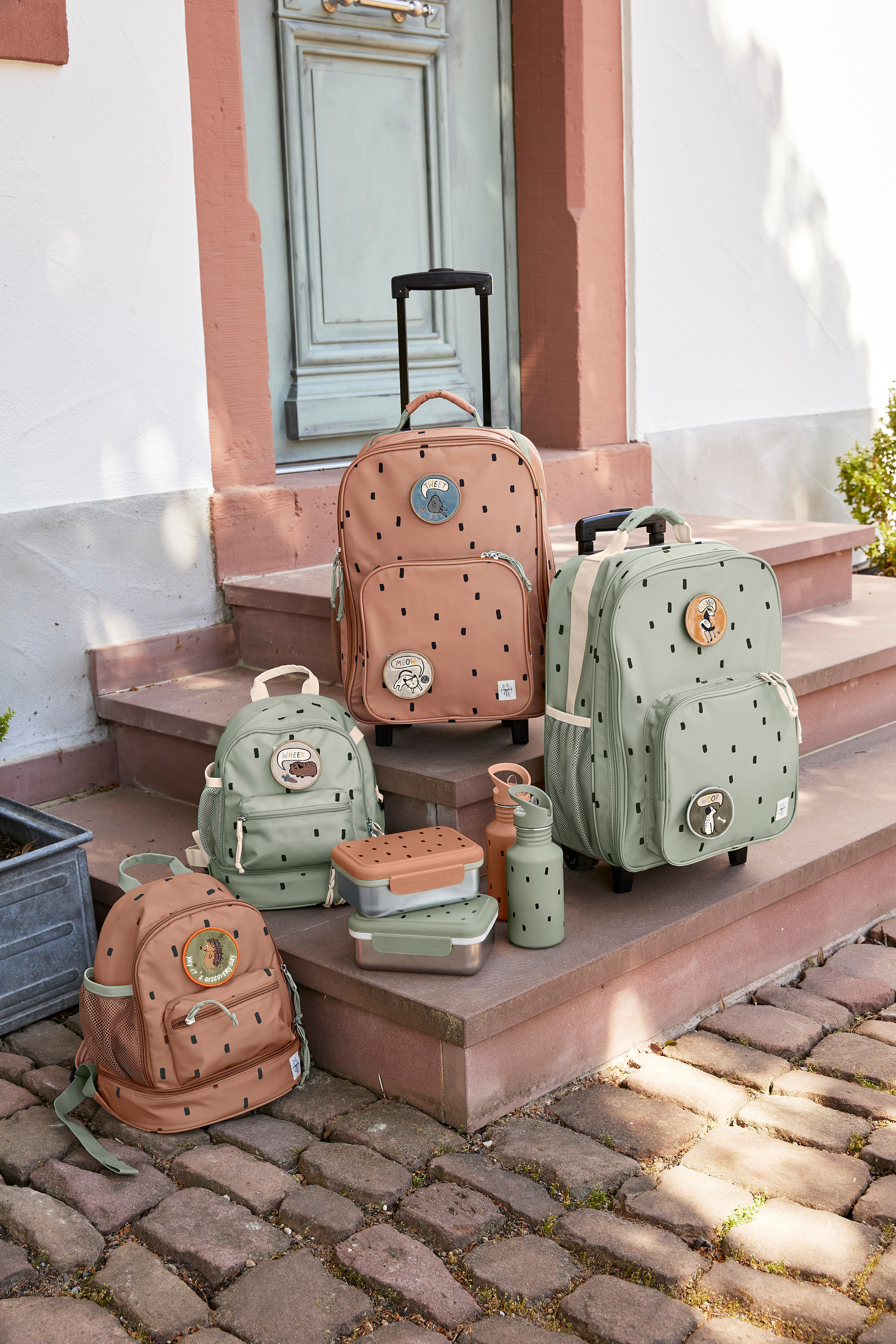 Lässig Trolley Happy Prints light olive - 25