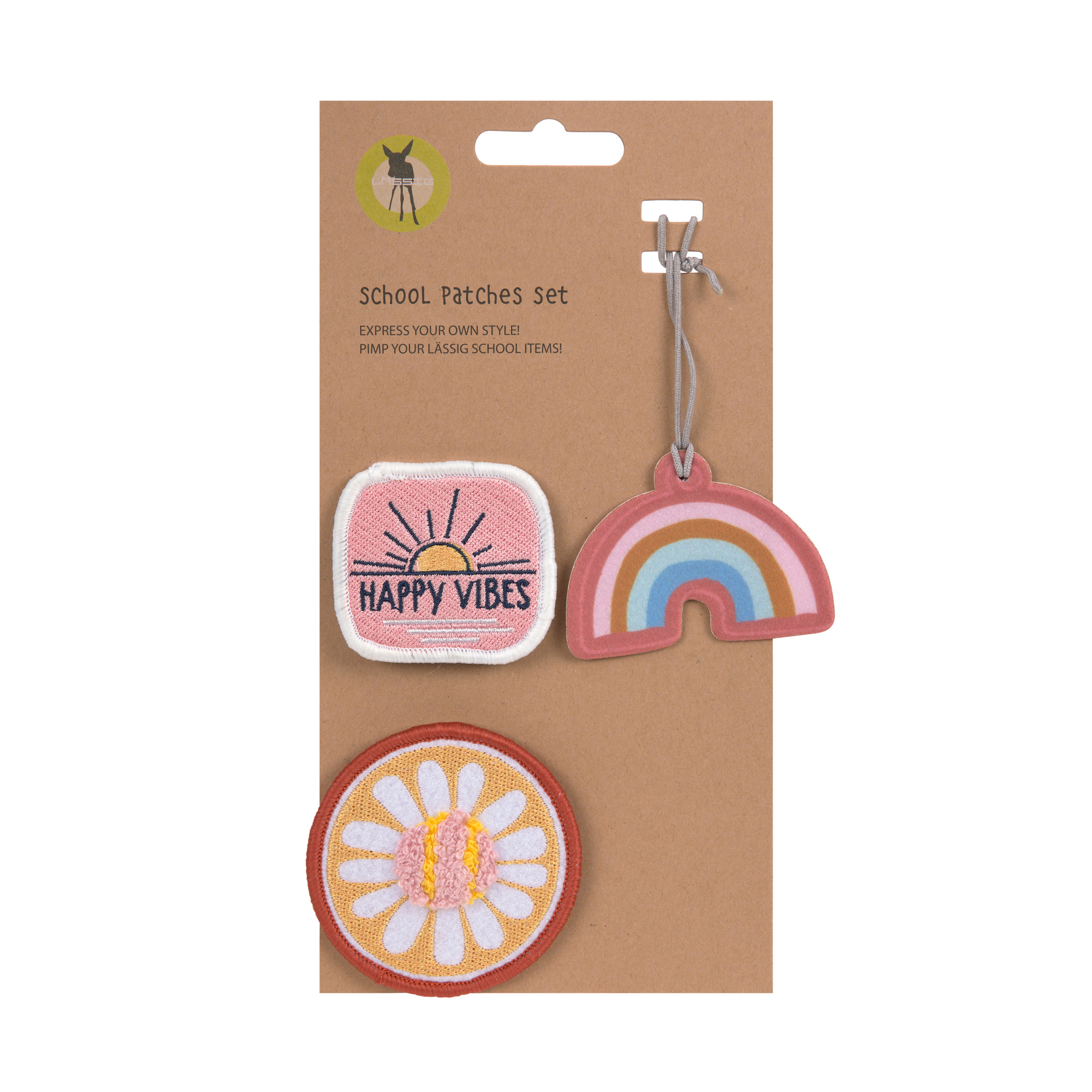 Lässig School Patches Set Happy