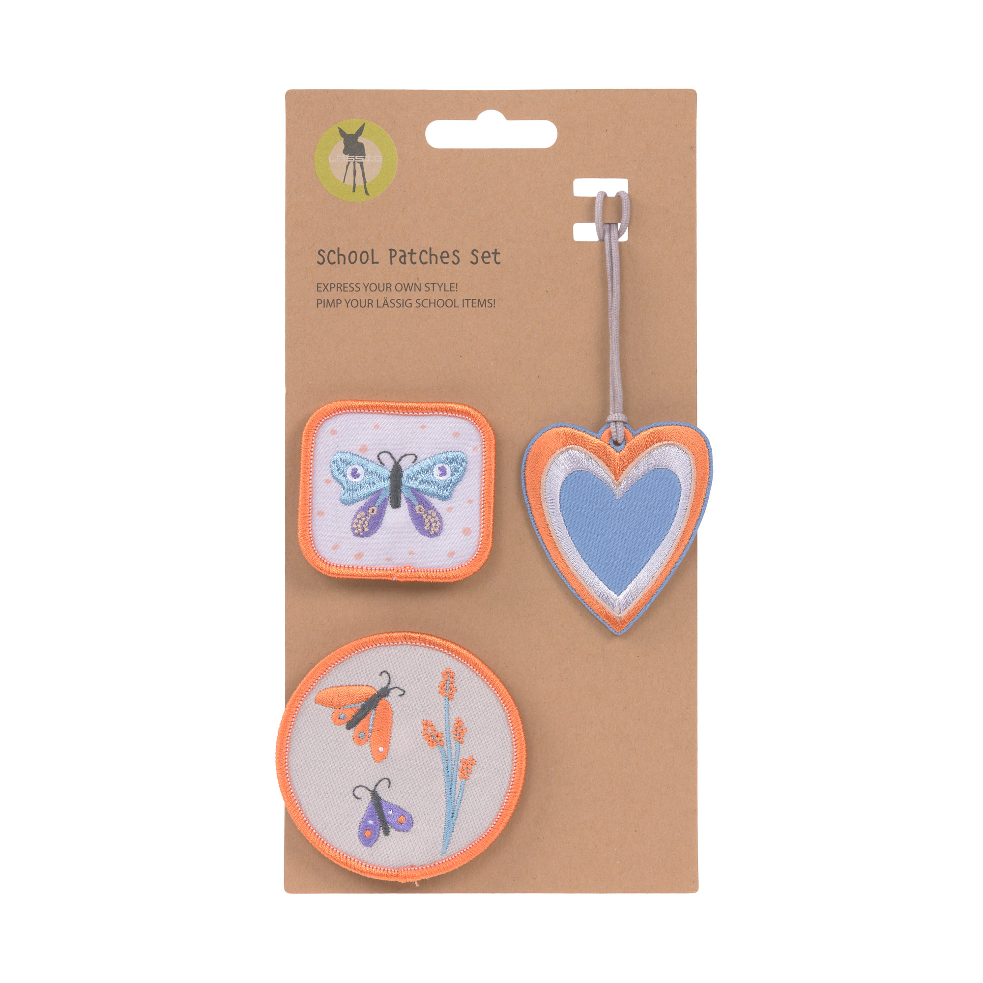 Lässig School Patches Set Butterfly