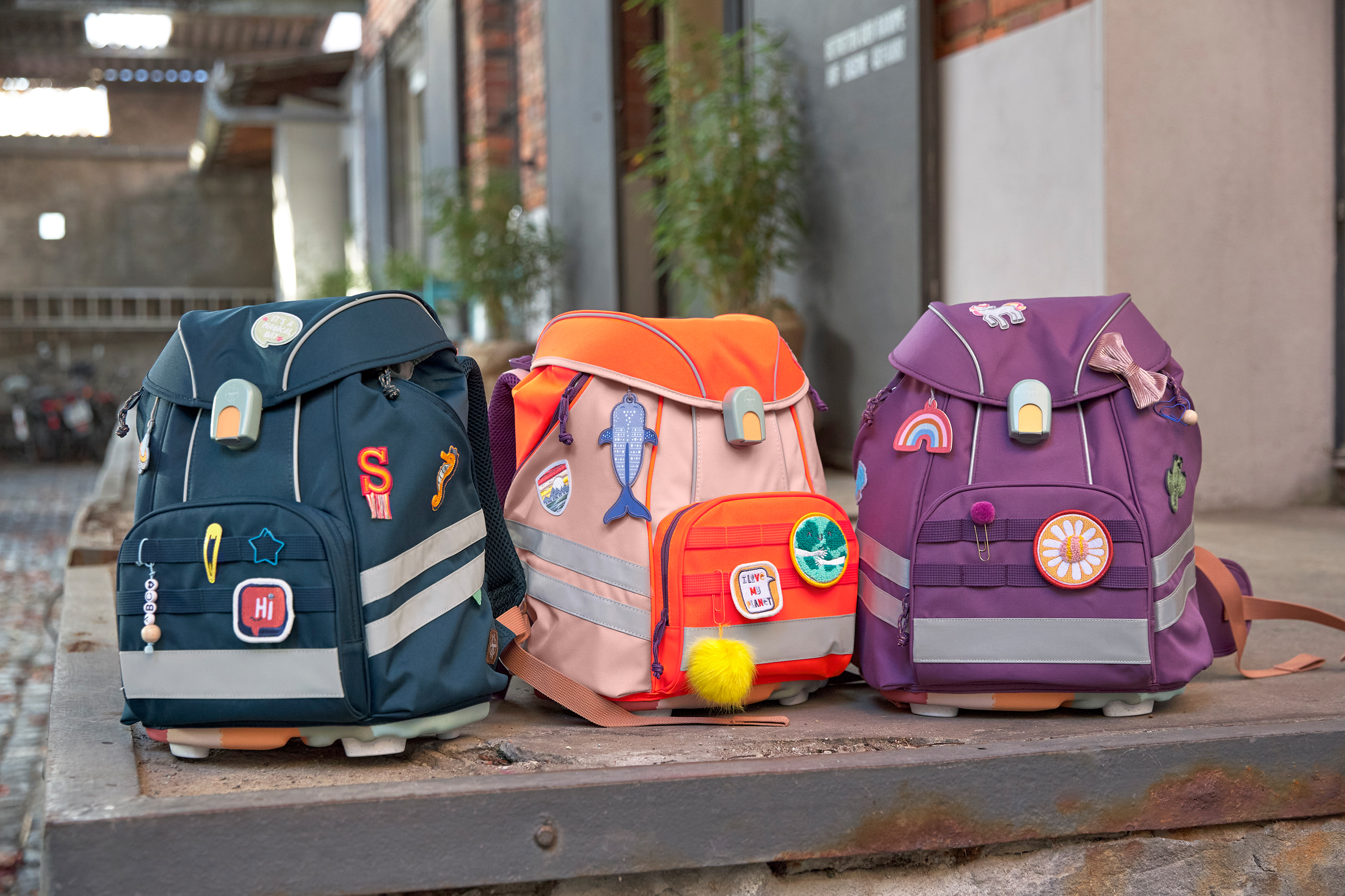 Lässig School Set Flexy Unique Beginner rose/neon-orange - 13
