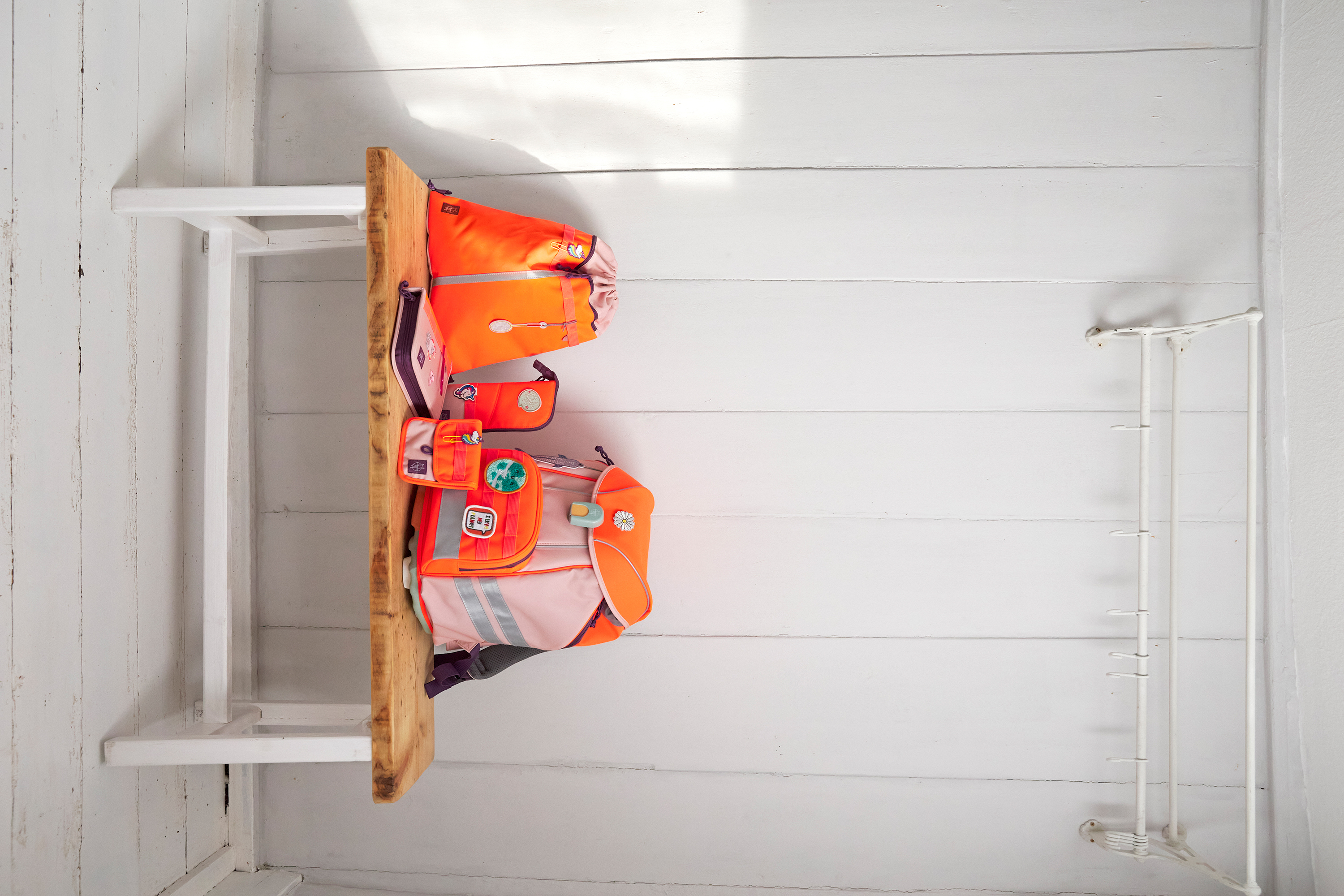 Lässig School Set Flexy Unique Beginner rose/neon-orange - 4