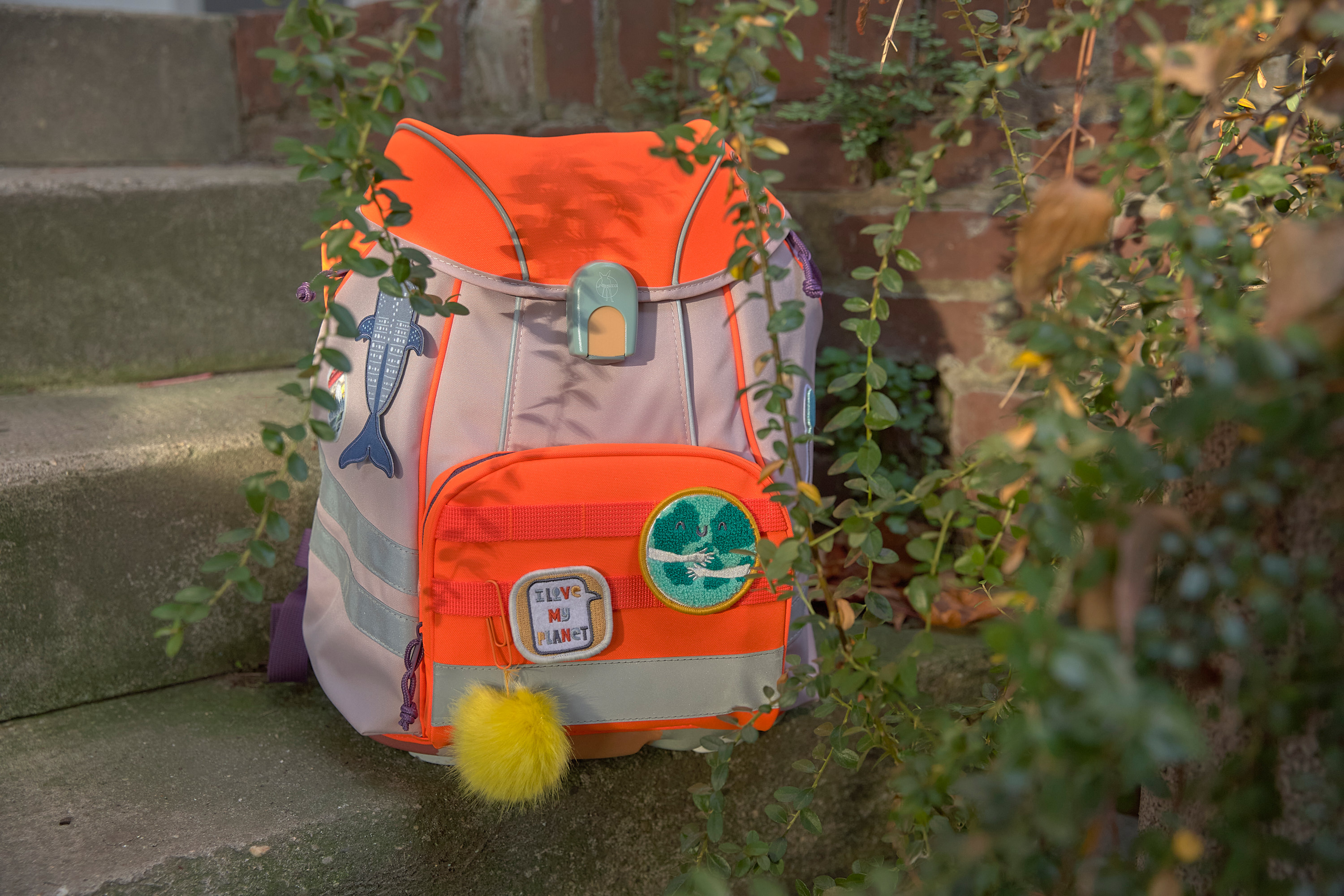 Lässig School Set Flexy Unique Beginner rose/neon-orange - 8