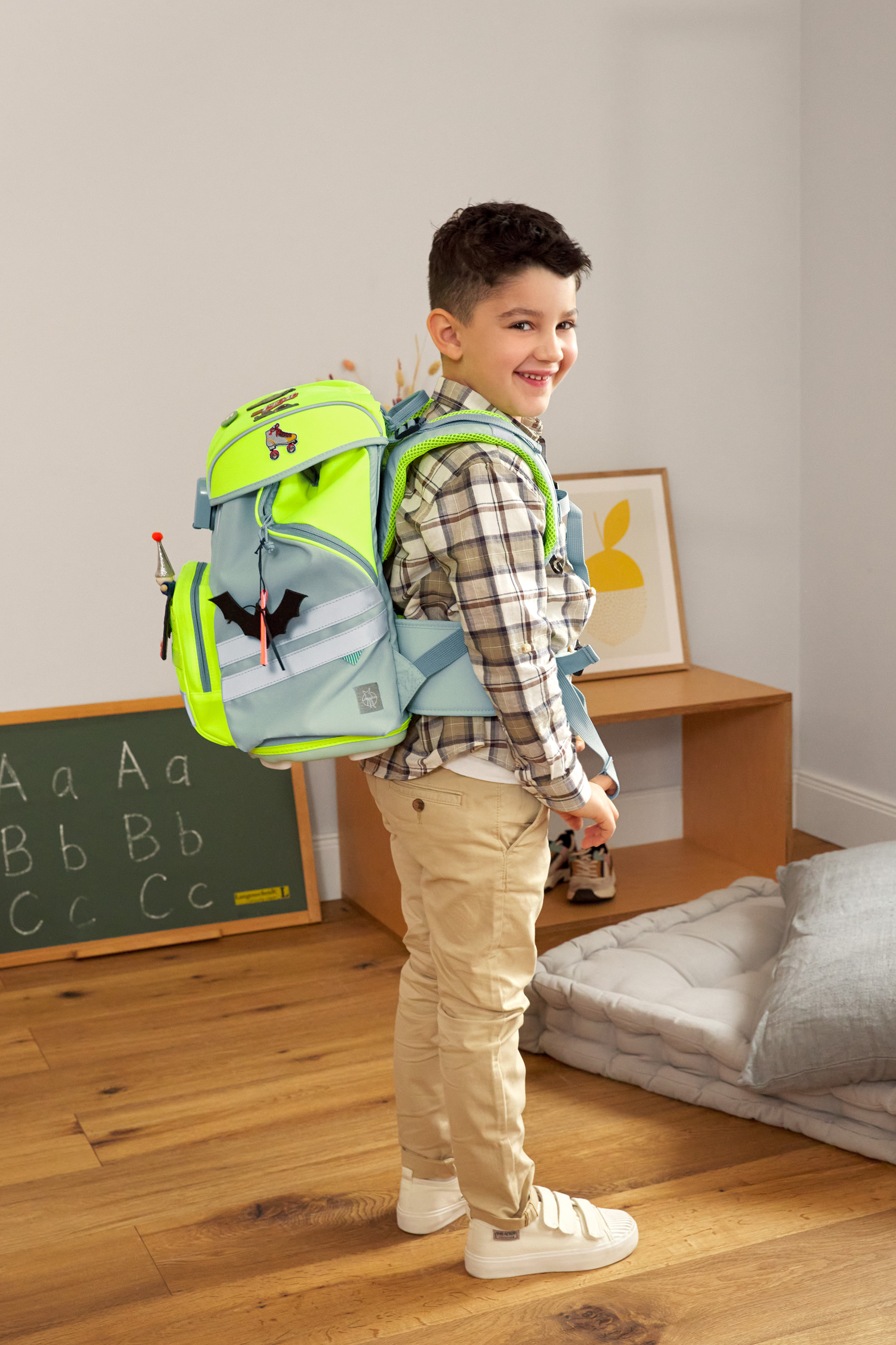 Lässig School Set Flexy Unique Beginner blue/neon-yellow - 14