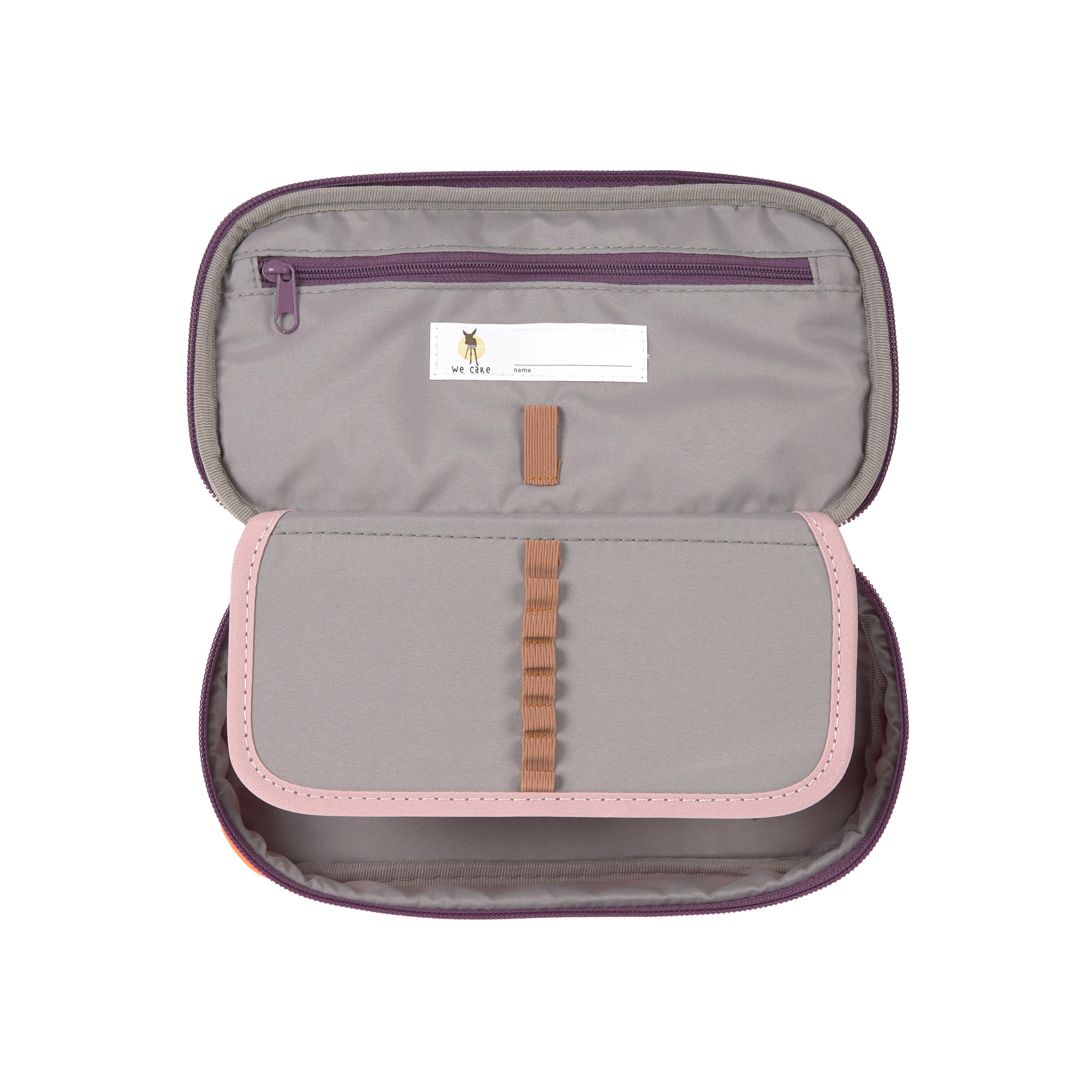 Lässig School Spacy Pencil Case Unique rose/neon-orange - 5