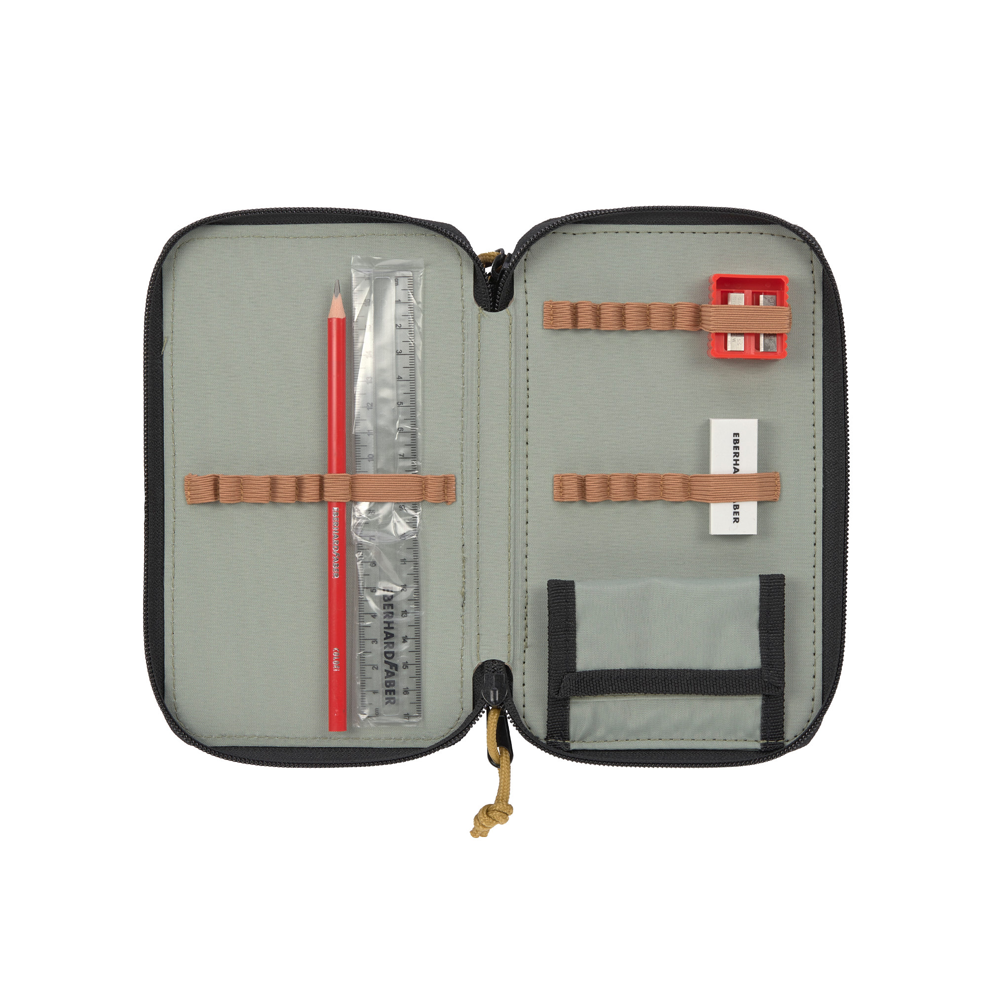 Lässig School Triple Pencil Case Unique black - 7