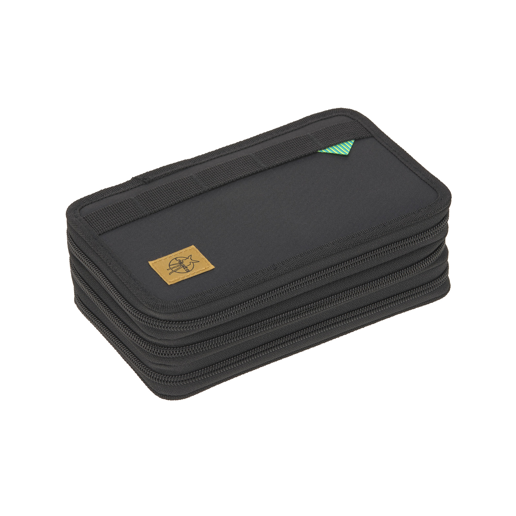Lässig School Triple Pencil Case Unique black