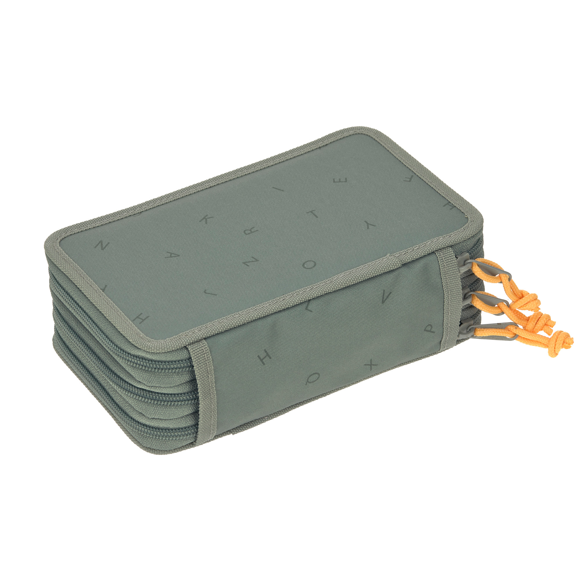 Lässig School Triple Pencil Case Unique Letters green - 6