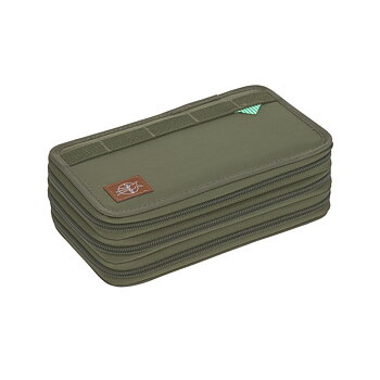 Lässig School Triple Pencil Case Unique olive