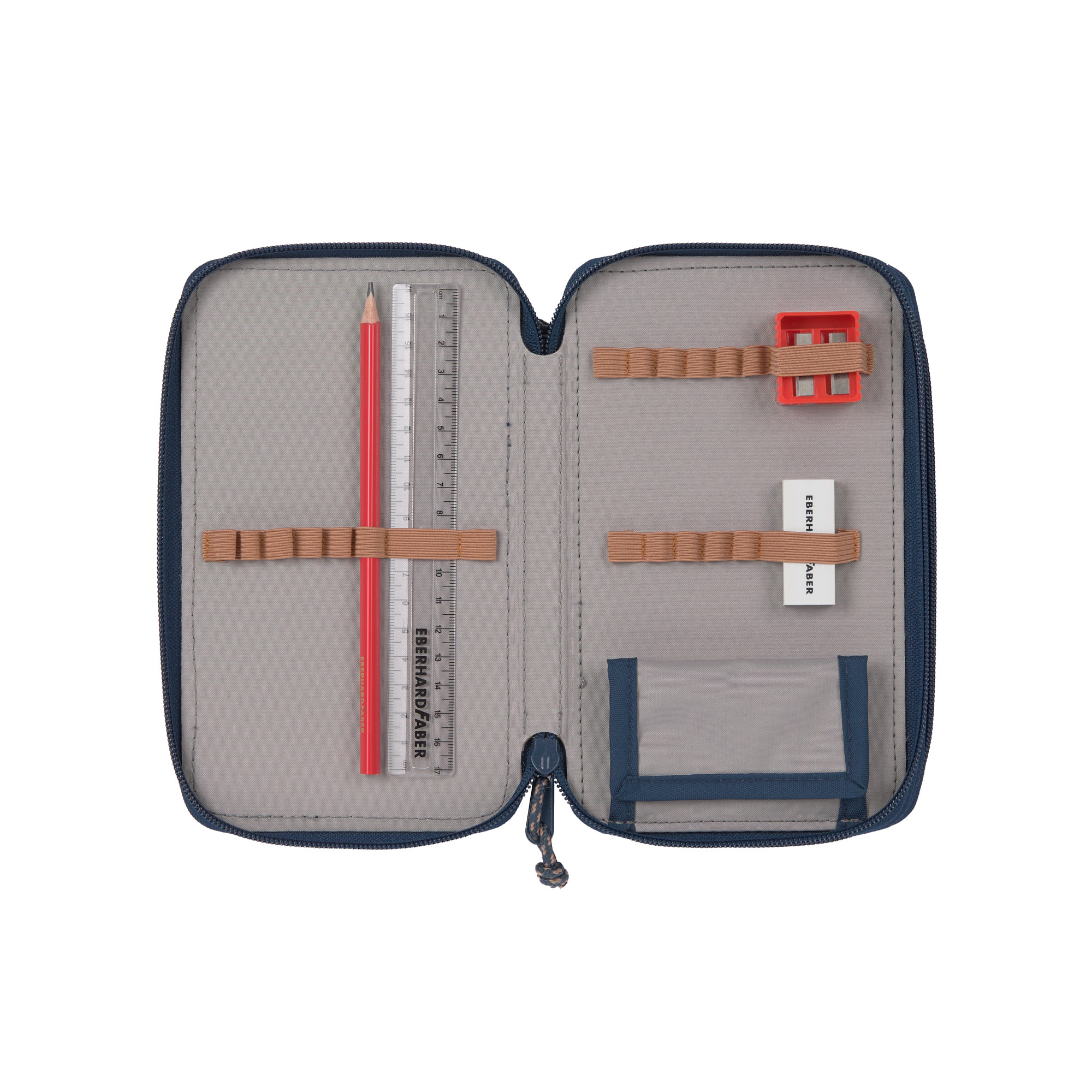 Lässig School Triple Pencil Case Unique navy - 4