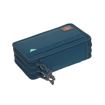 Lässig School Triple Pencil Case Unique navy