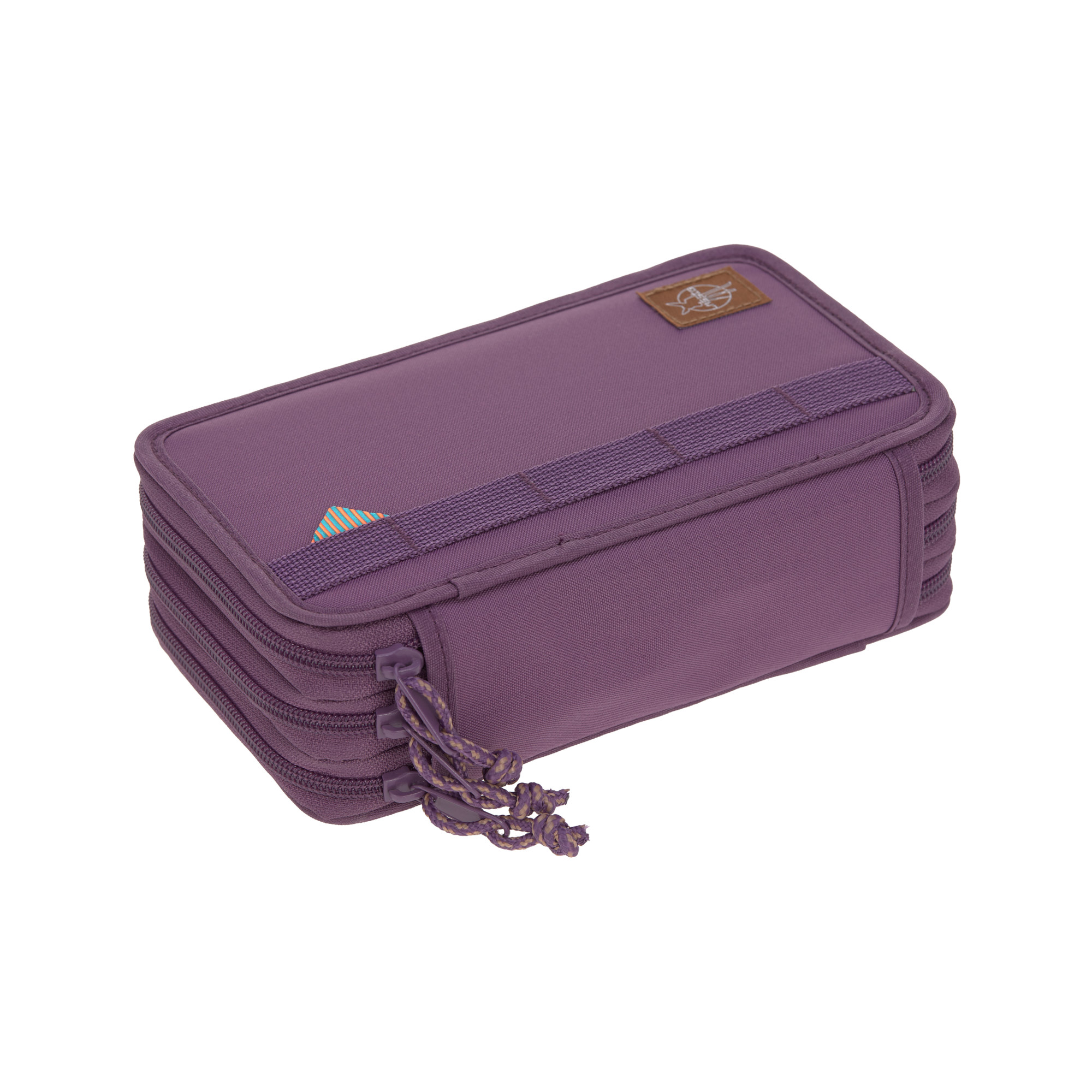 Lässig School Triple Pencil Case Unique purple - 7