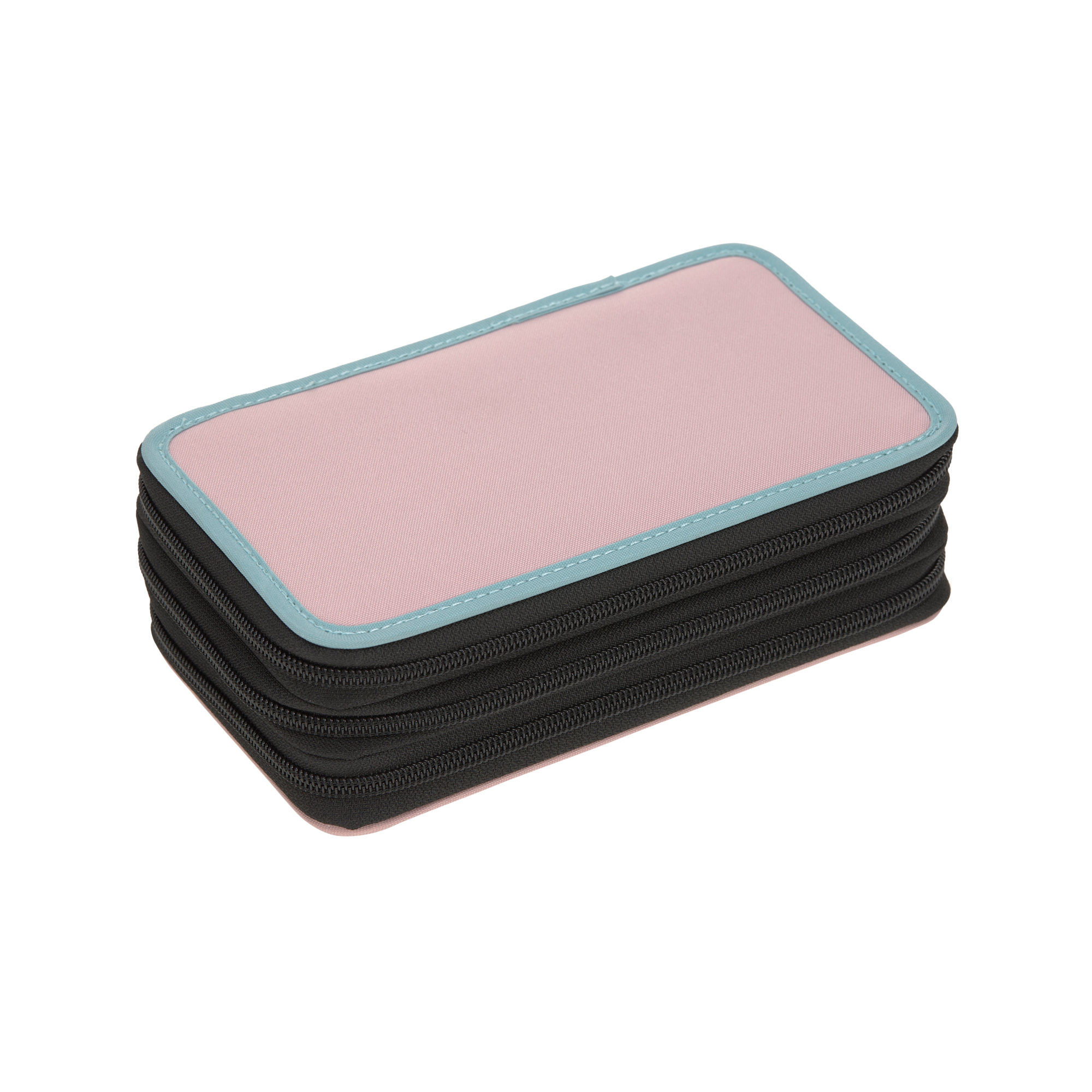 Lässig School Triple Pencil Case Unique rose/blue/black - 3